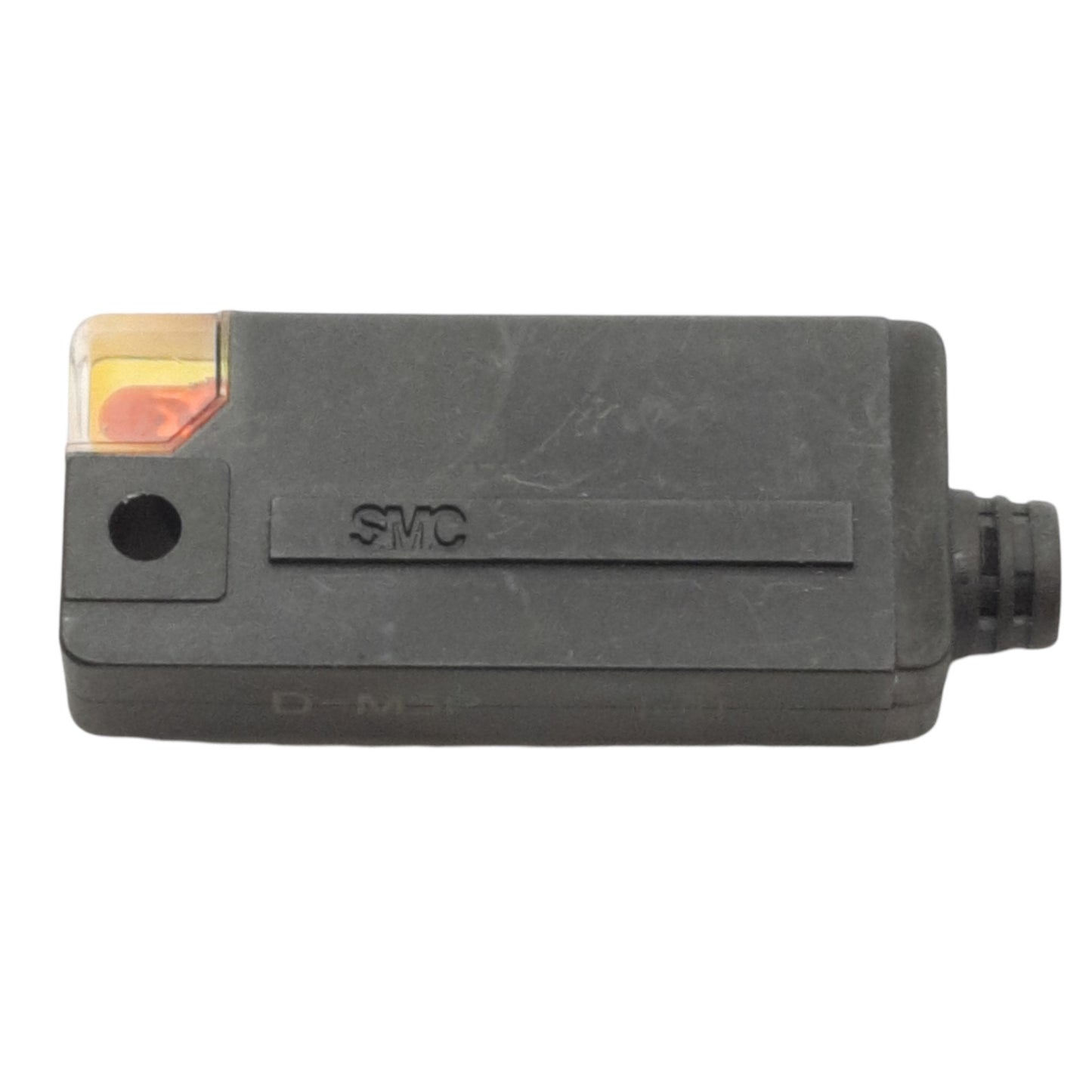 New SMC D-M5P Solid State Auto Switch, PNP, 4.5-28VDC 80mA, M12 3-Pin Male, Red LED
