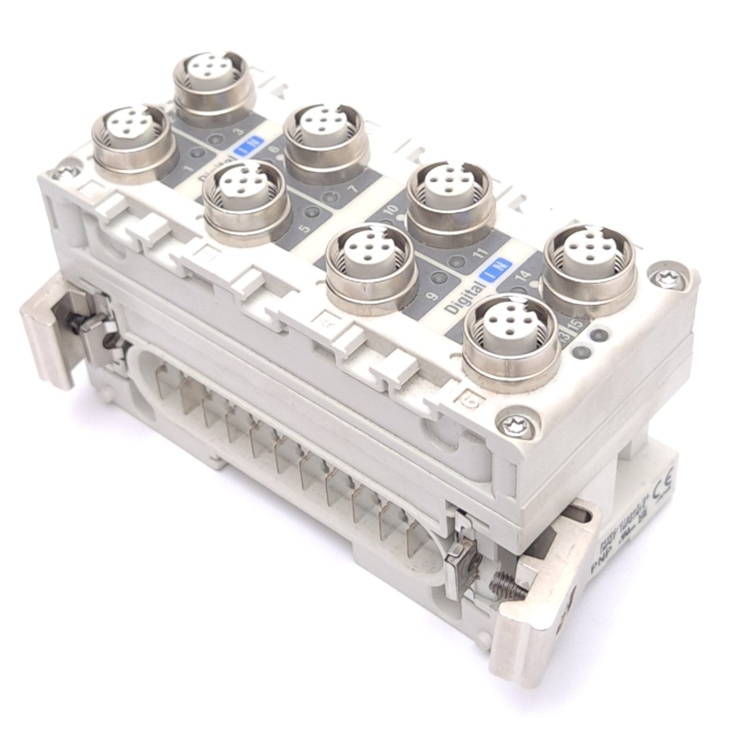 New SMC EX600-DXPD Digital Input Module, 16 Input, PNP, 8x M12 5-Pin, 24VDC
