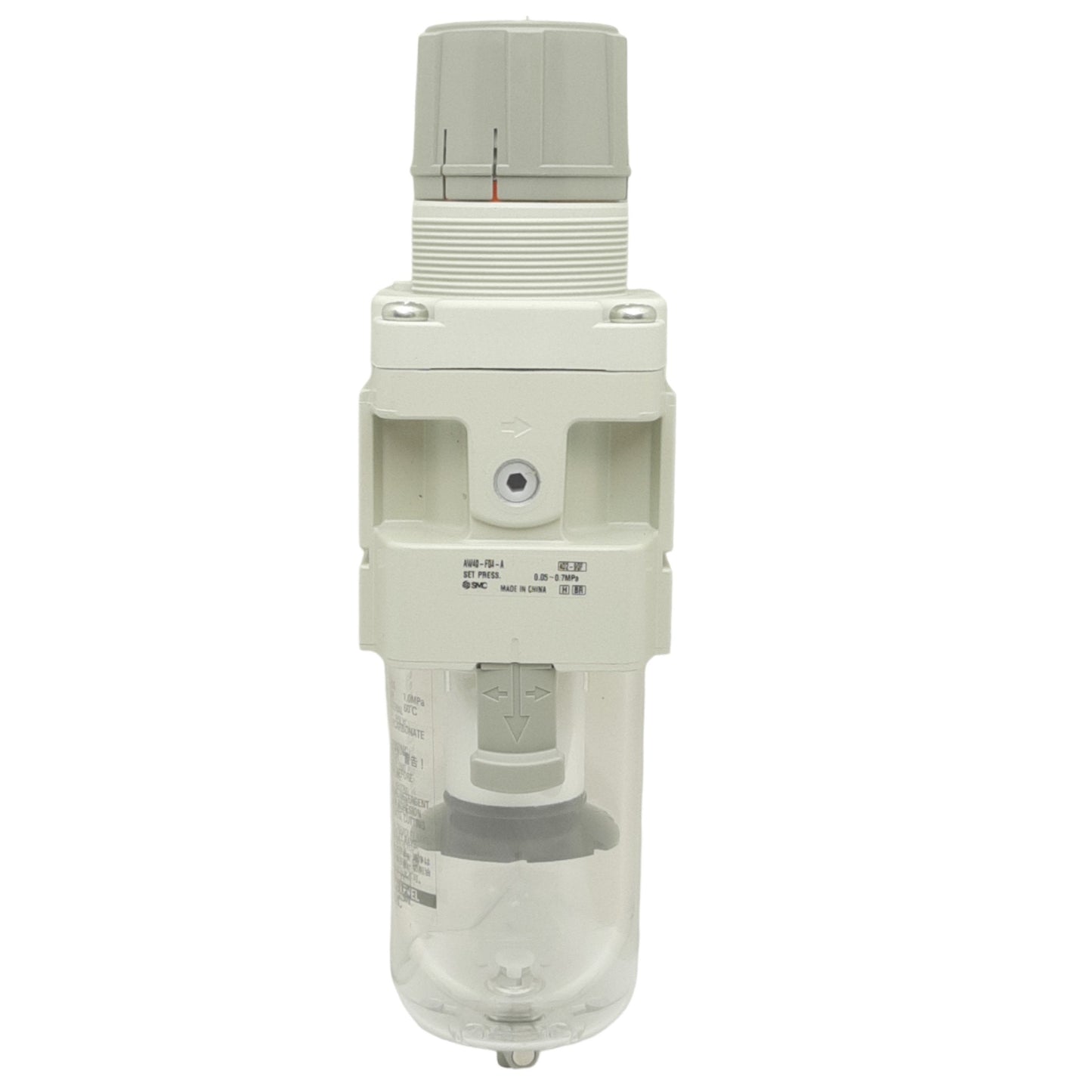 New SMC AW40-F04-A Filter Regulator, 0.05-0.7MPa, 5µm Filtration, 1/2in Female BSPP