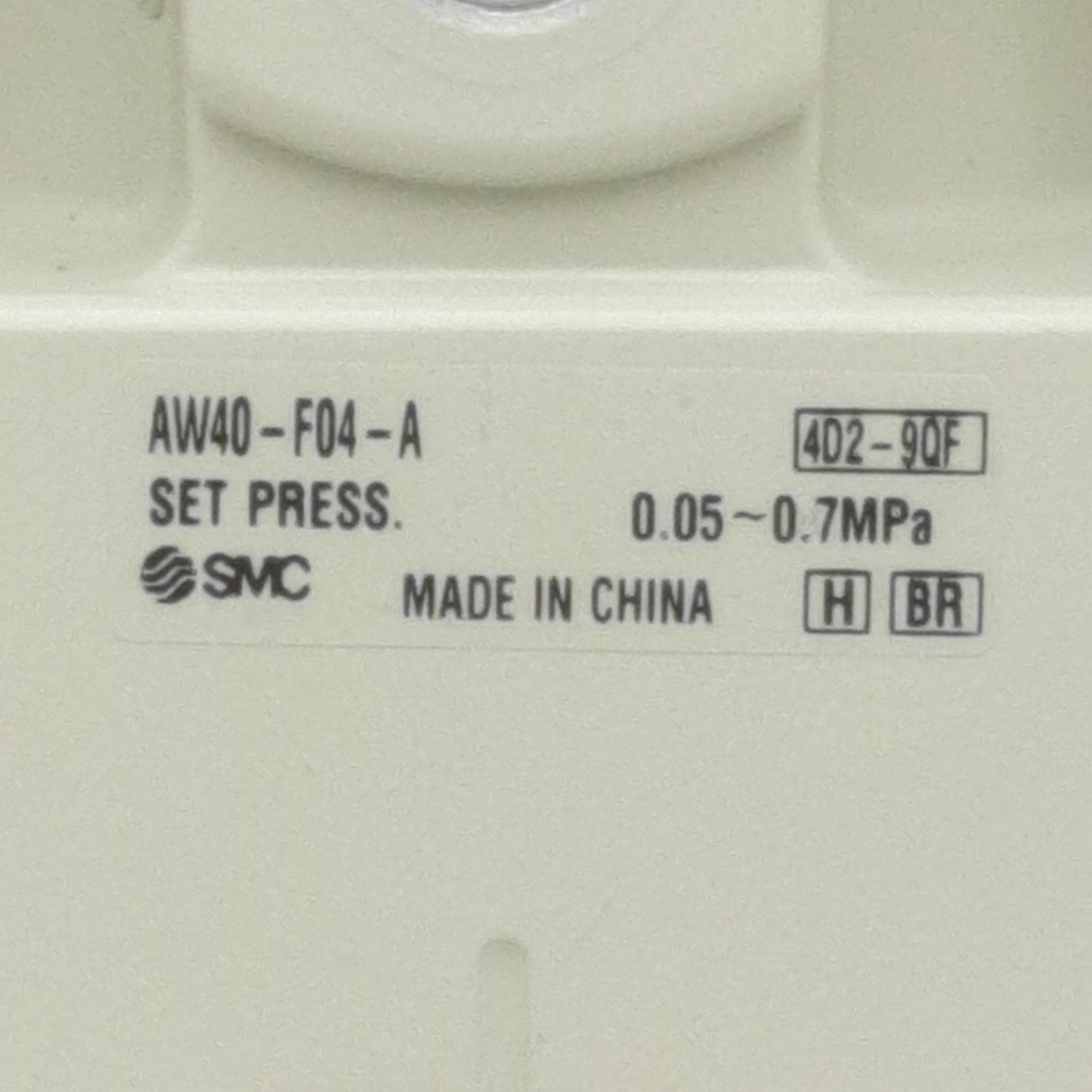New SMC AW40-F04-A Filter Regulator, 0.05-0.7MPa, 5µm Filtration, 1/2in Female BSPP