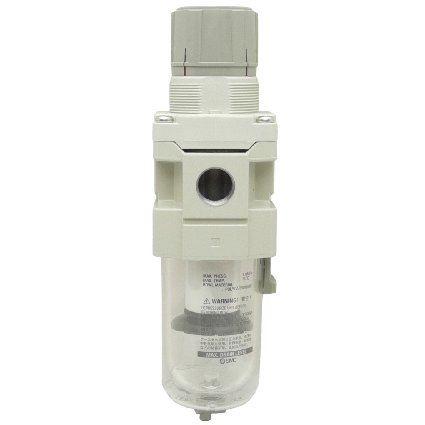 New SMC AW40-F04-A Filter Regulator, 0.05-0.7MPa, 5µm Filtration, 1/2in Female BSPP
