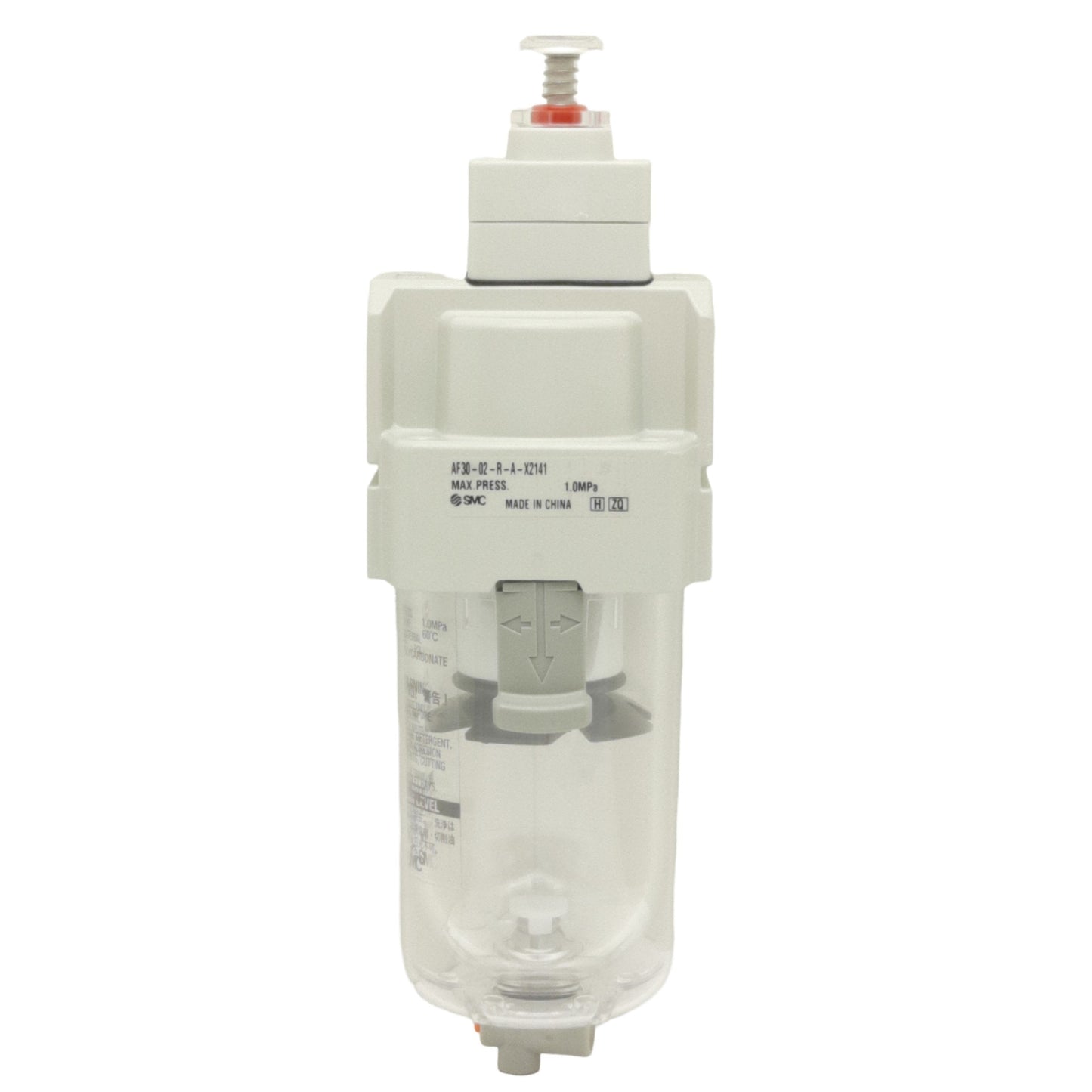 New SMC AF30-02-R-A-X2141 AF MASS PRO Filter, 0.05-0.7MPa Set, 5µm Rating, 1/4in NPT