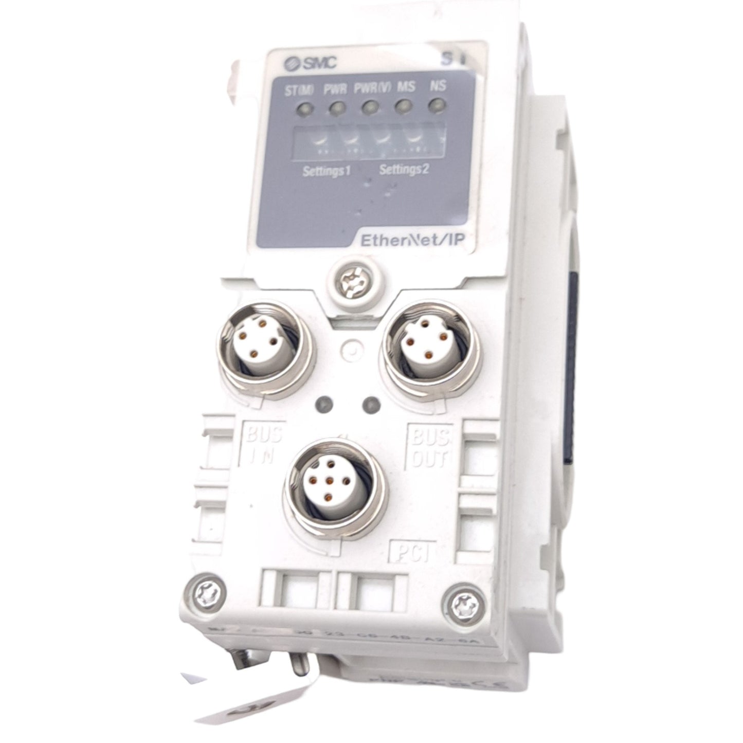 New SMC EX600-SEN3 Ethernet/IP Fieldbus SI Unit, 32-Output PNP, 2-Port, M12, 24VDC