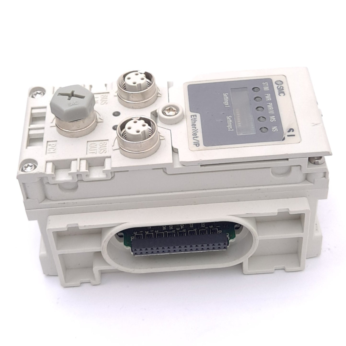 New SMC EX600-SEN3 Ethernet/IP Fieldbus SI Unit, 32-Output PNP, 2-Port, M12, 24VDC