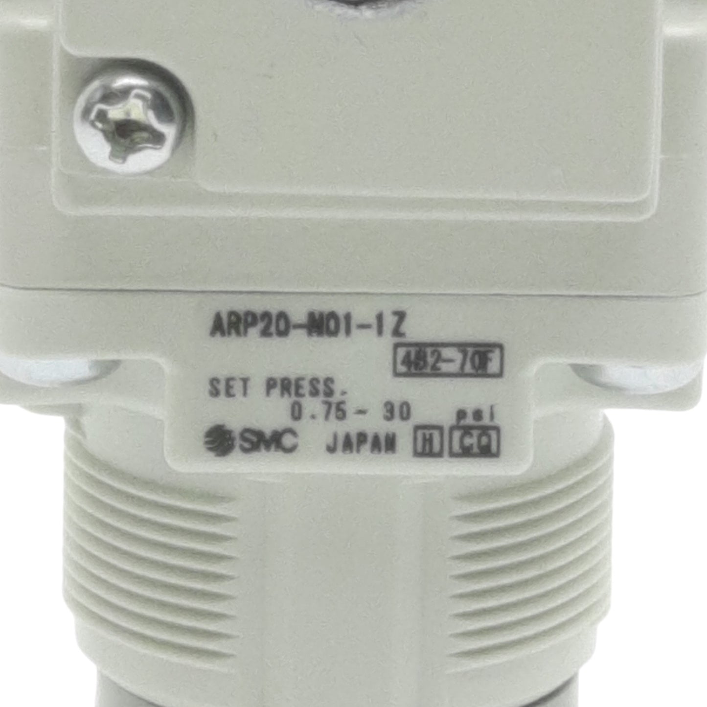 New SMC ARP20-N01-1Z Precision Regulator 0.75-30psi Set, In 0.7MPa, 1/8in Female NPT