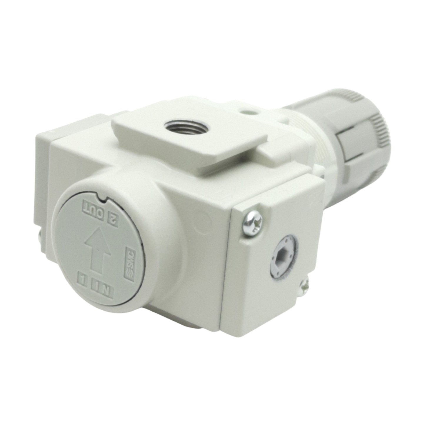 New SMC ARP20-N01-1Z Precision Regulator 0.75-30psi Set, In 0.7MPa, 1/8in Female NPT