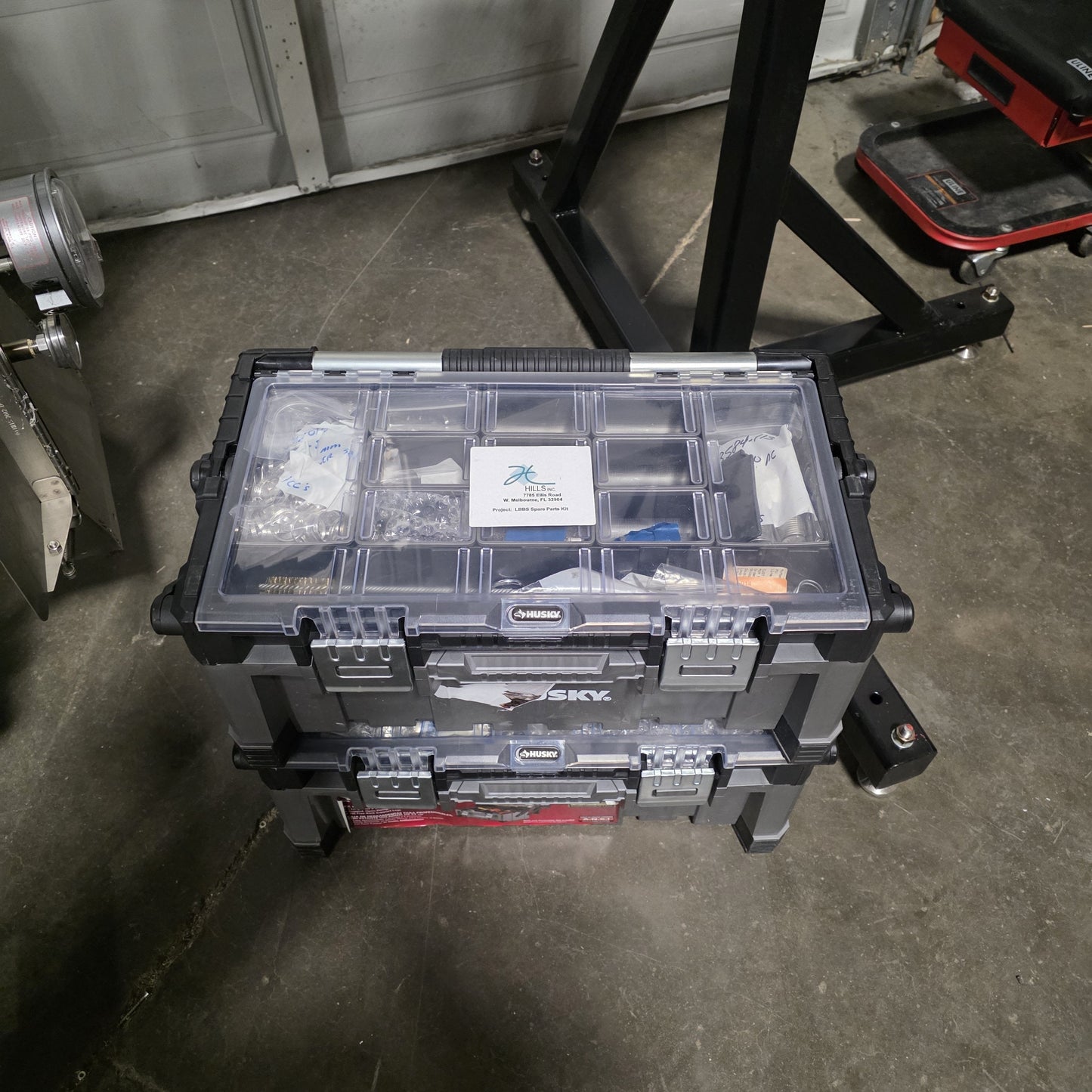 Used Hills Inc LBS-100 Lab Scale Bicomponent Extruder Fed Spinning Machine 0.2-2kg/hr