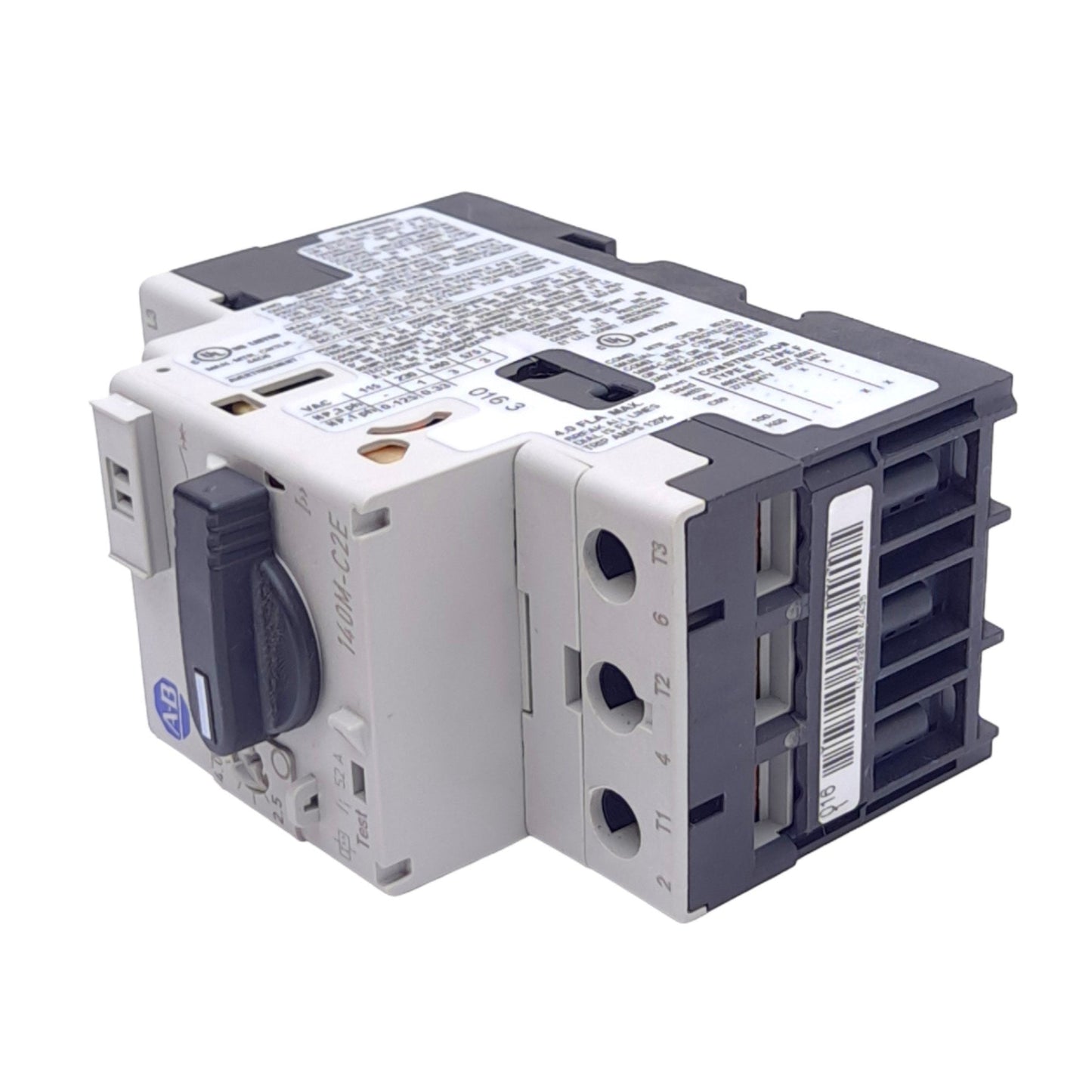 New Allen Bradley 140M-C2E-B40 Motor Circuit Breaker, 3-Pole, 2.5-4.0A 600VAC, DIN
