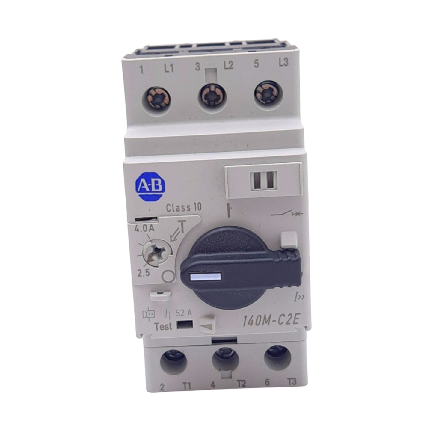 New Allen Bradley 140M-C2E-B40 Motor Circuit Breaker, 3-Pole, 2.5-4.0A 600VAC, DIN
