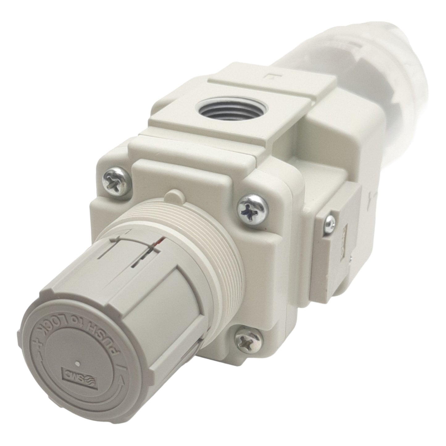 New SMC AW40-N04E-Z-B Filter Regulator, 7-125psi, 5µm Filtration, 1/2in Female NPT