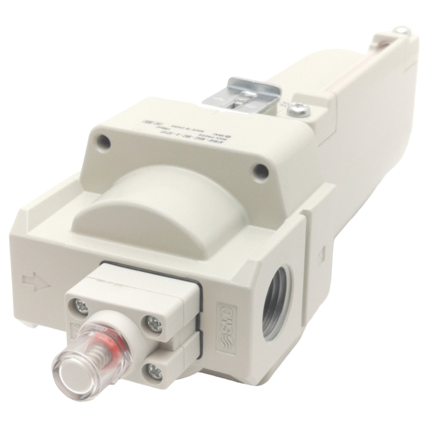 New SMC AFM40-N04C-8RZ-A-X2141 Mist Separator 150psi Max 0.3µm Filtration, 1/2in NPT