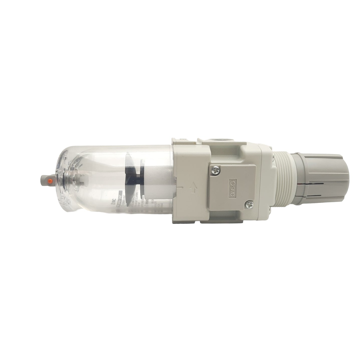 New SMC AW30-N03BG-Z-B Filter Regulator, 3/8" NPT, 5µm, Set: 7-125psi, 150psi Max