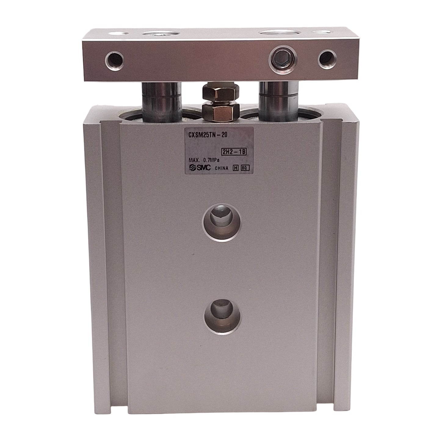 New SMC CXSM25TN-20 Guided Cylinder, ø25mm Bore, 20mm Stroke, 1/8in NPT, 0.7MPa