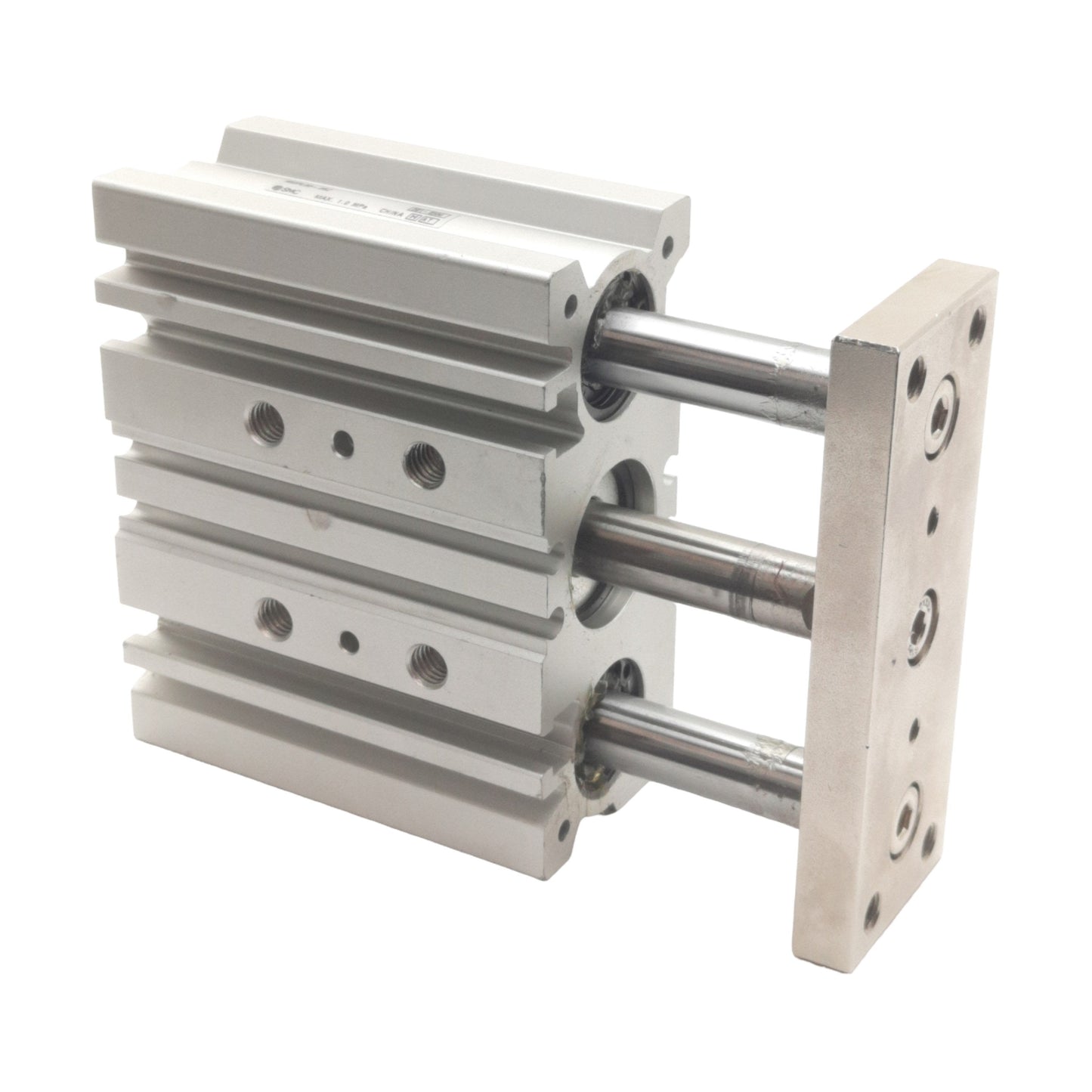 New SMC MGPL20-25Z Compact Guide Cylinder, ø20mm Bore, 40mm Stroke, 145psi, 1/4in Rc