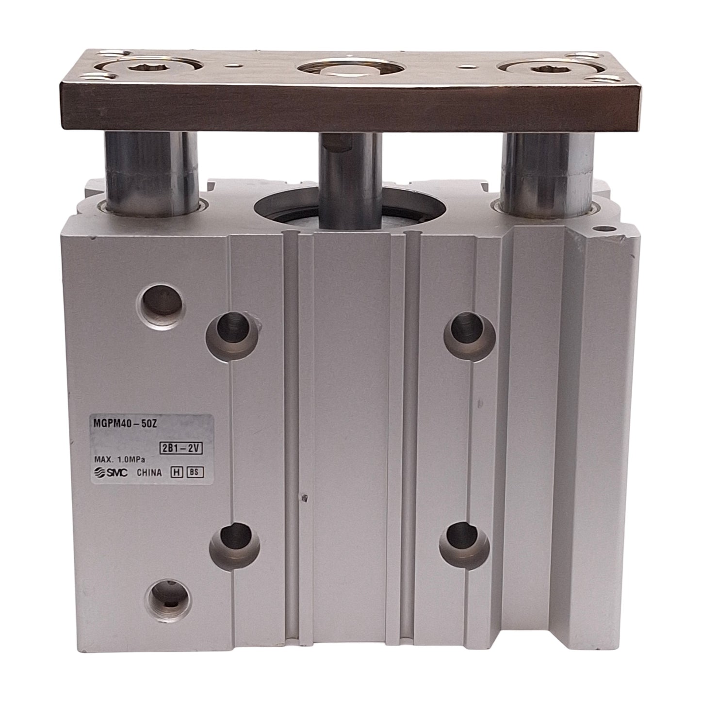 New SMC MGPM40-50Z Pneumatic Guided Cylinder, ø40mm Bore, 50mm Stroke, 1.0MPa, Rc1/8