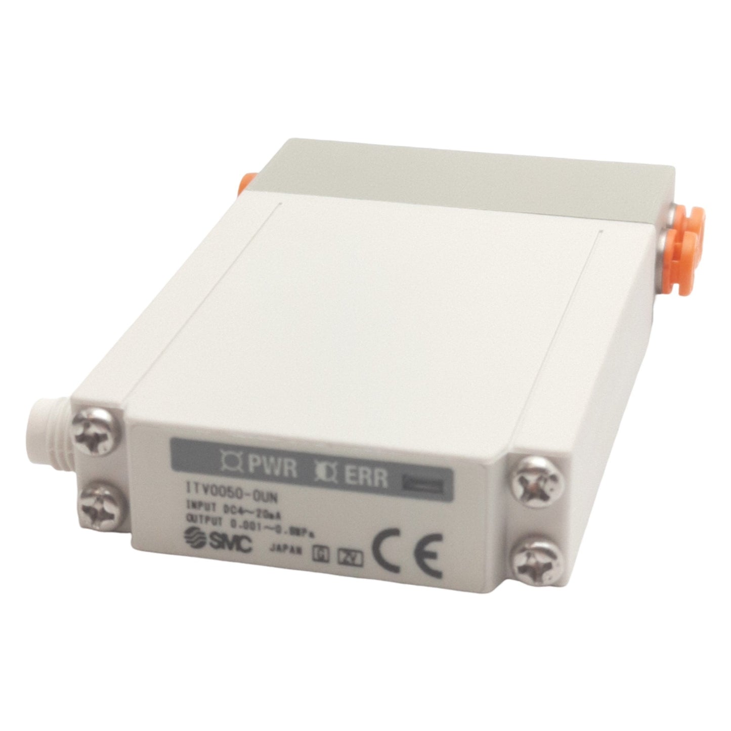 New SMC ITV0050-0UCL Compact Electro-Pneumatic Regulator, 4VDC 20mA In, 0.001-0.9MPa