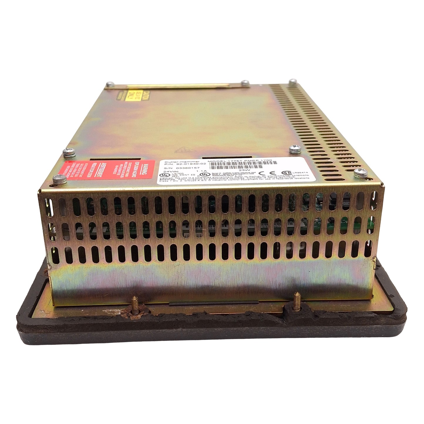 Used Cutler Hammer 1775T-PMPP-1700 PanelMate Power Pro Touchscreen HMI 7.7in 24VDC