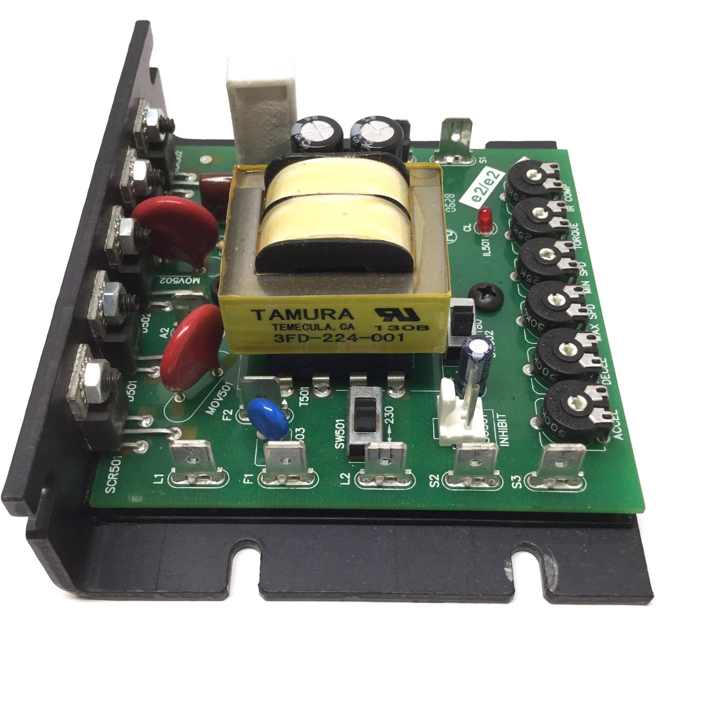 Used Minarik MM23011C DC Motor Drive Speed Control 115/230VAC IN, 0-180VDC OUT, 1/4HP