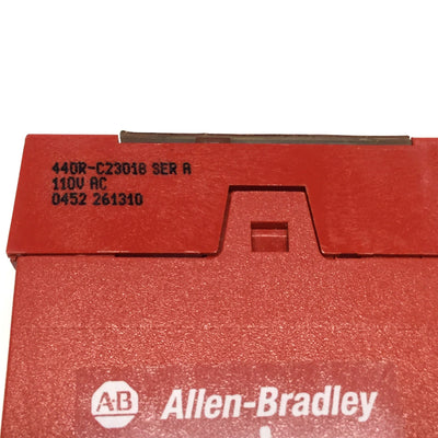 Used Allen Bradley 440R-C23018 MSR6R/T Guardmaster Minotaur Safety Relay, 110VAC