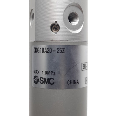 New SMC CDG1BA20-25Z Round Body Cylinder, ø20mm Bore, 25mm Stroke, 1.0MPa, M5 Thread
