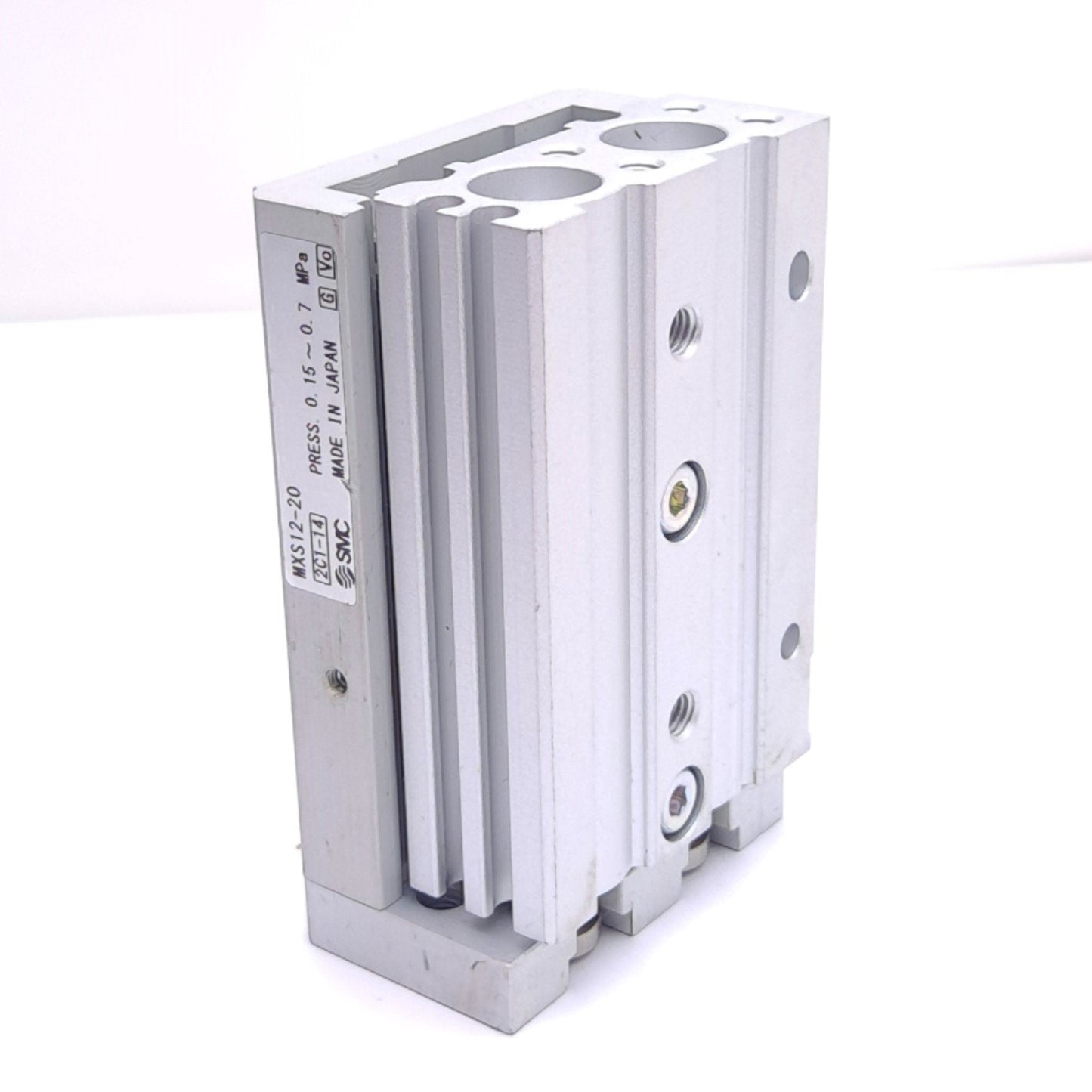 New SMC MXS12-20 Pneumatic Slide Table, ø12mm Bore, 20mm Stroke, M5x0.8, 0.7 MPa