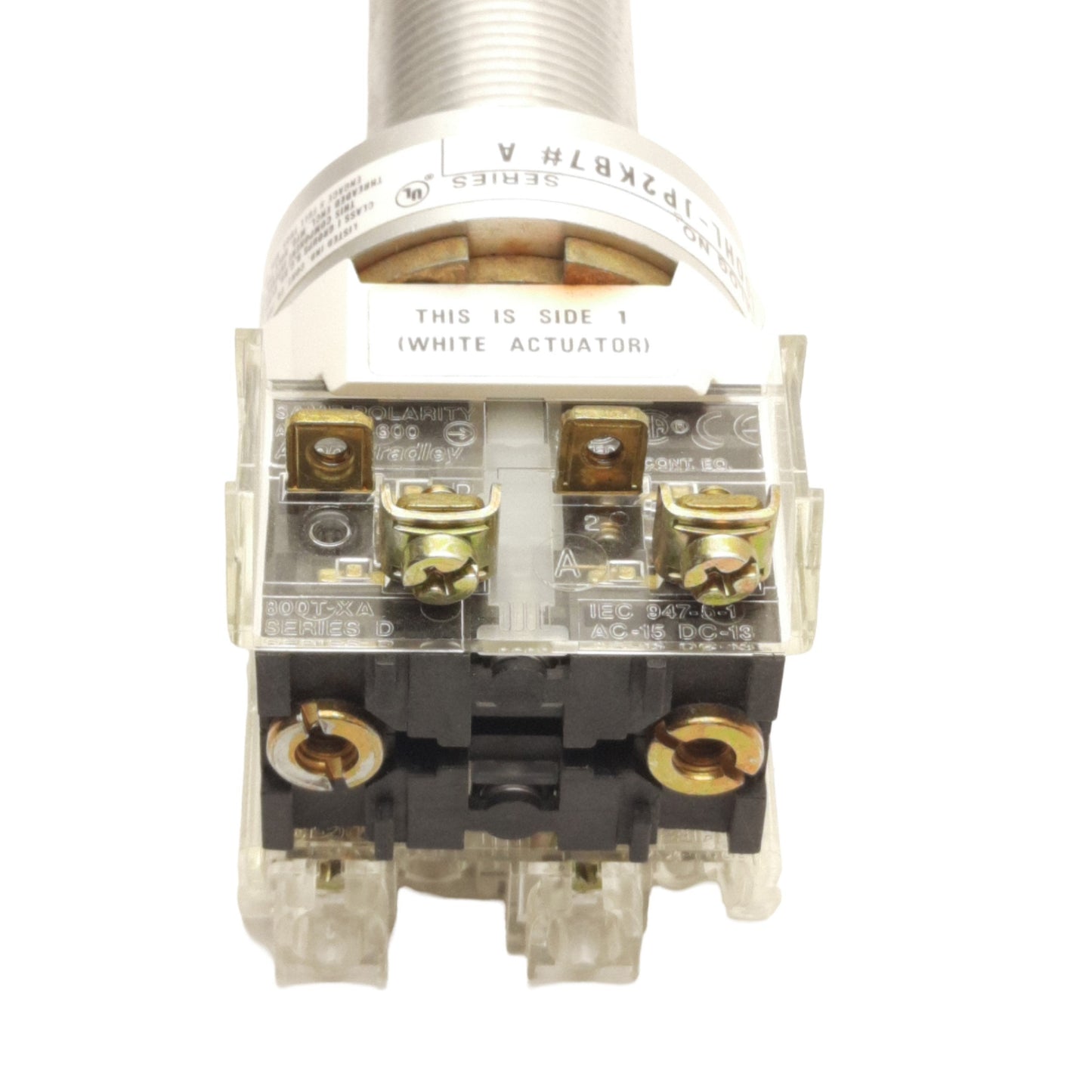 Used Allen Bradley 800HL-JP2KB7 Hazardous Location Selector, 30mm, 2NO & 2NC, 3-Pos.