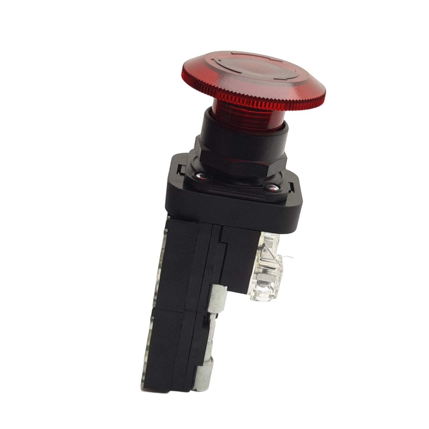 New Allen Bradley 800HC-FRXJTQH24RG1Y Illuminated Push Pull E-Stop, 30mm, 2NO & 2NC