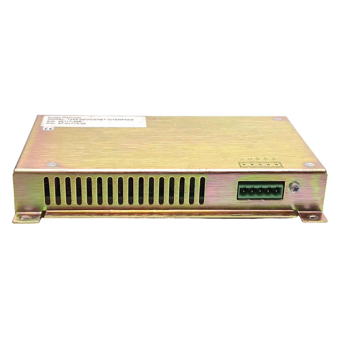 Used Cutler Hammer 87-01713-02 Model 1245 DeviceNet Interface For PanelMate Power Pro