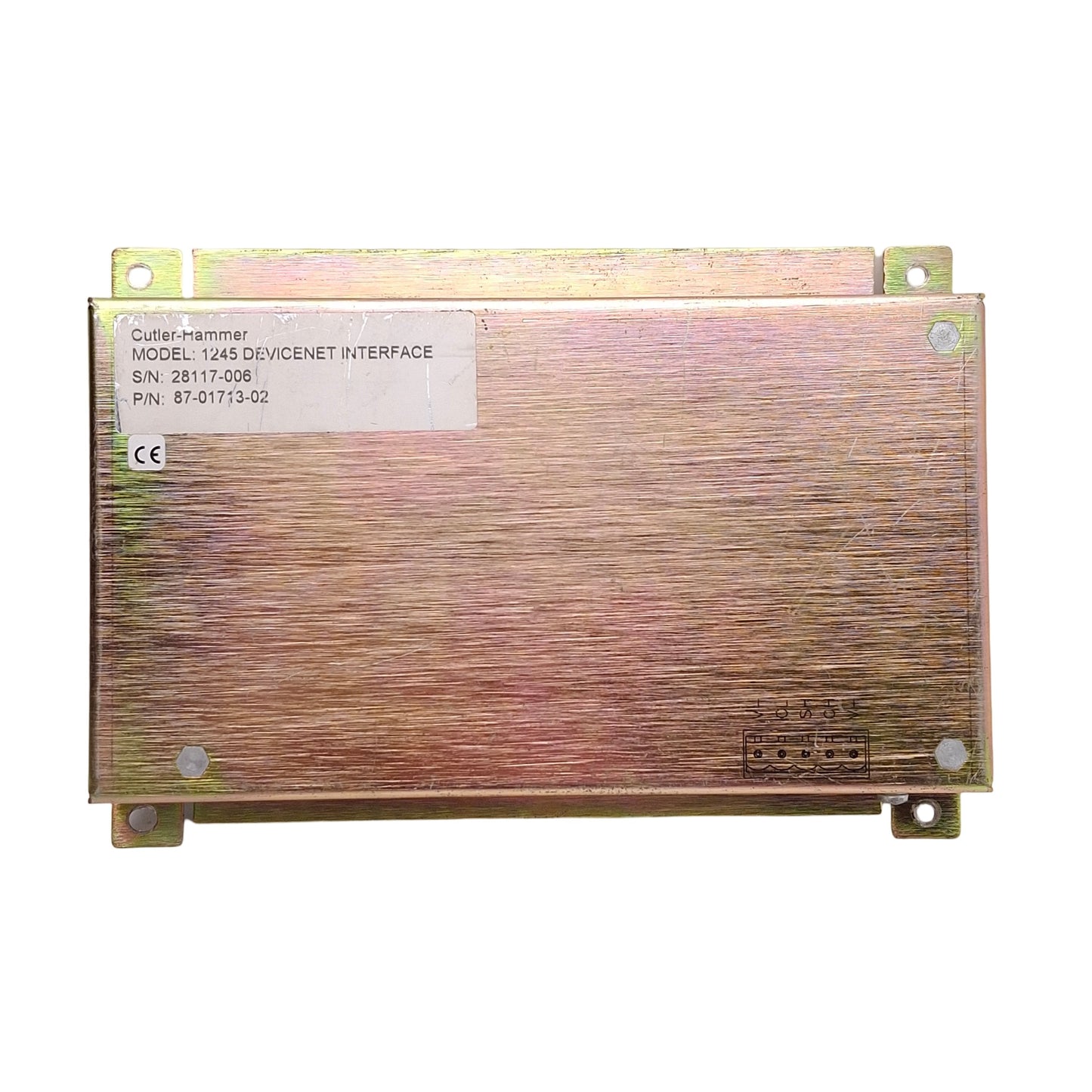 Used Cutler Hammer 87-01713-02 Model 1245 DeviceNet Interface For PanelMate Power Pro