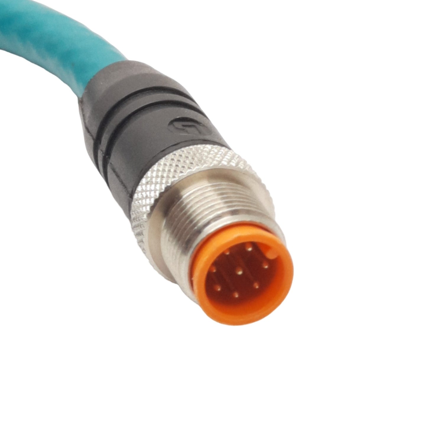 Used Lumberg Automation RSTS8RSTS8-656/B/0.3M Connection Cable M12 8-Pin M to M, 0.3m