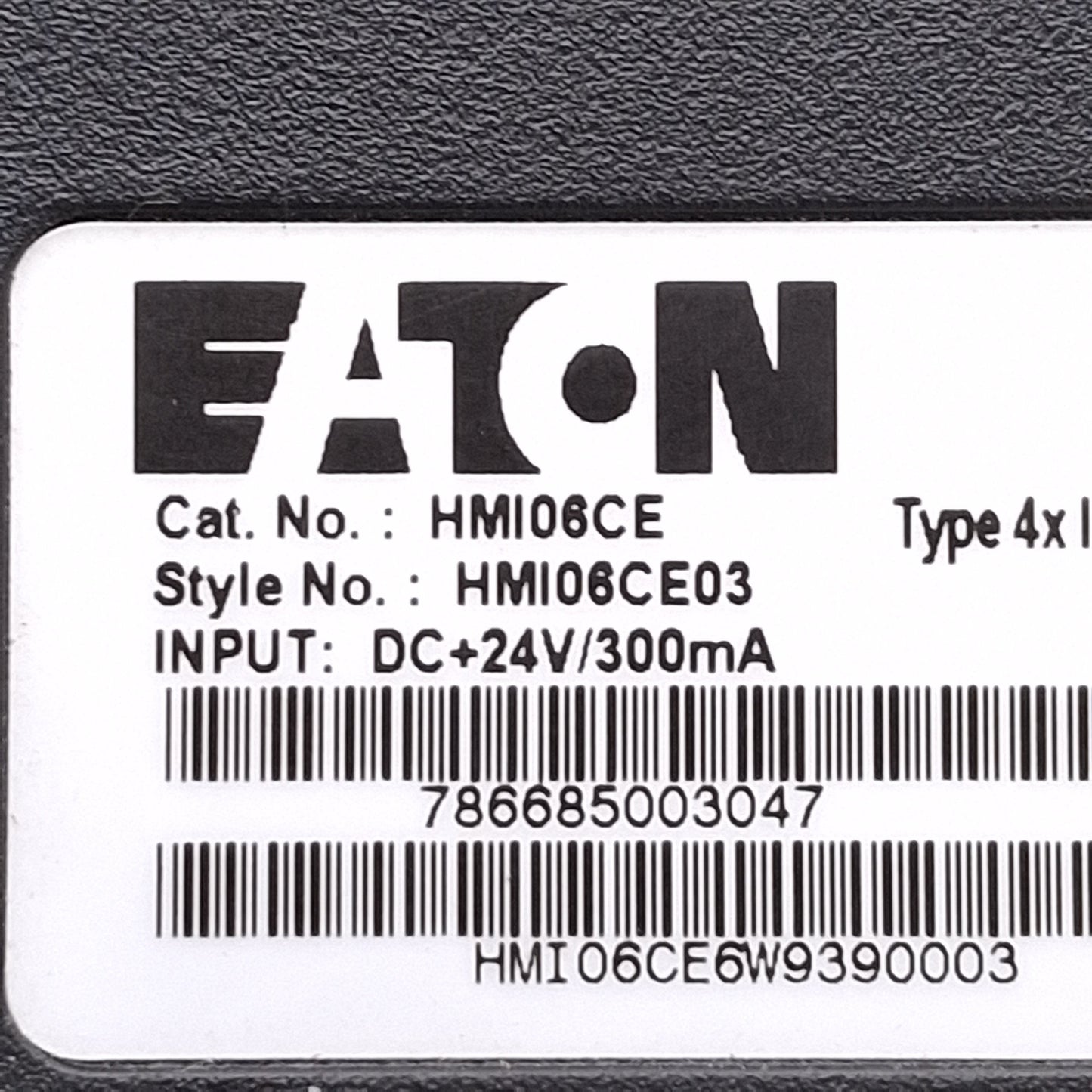 Used Eaton HMI06CE Touchscreen HMi Operator Interface, 5.7in 320x240 Display, 24VDC