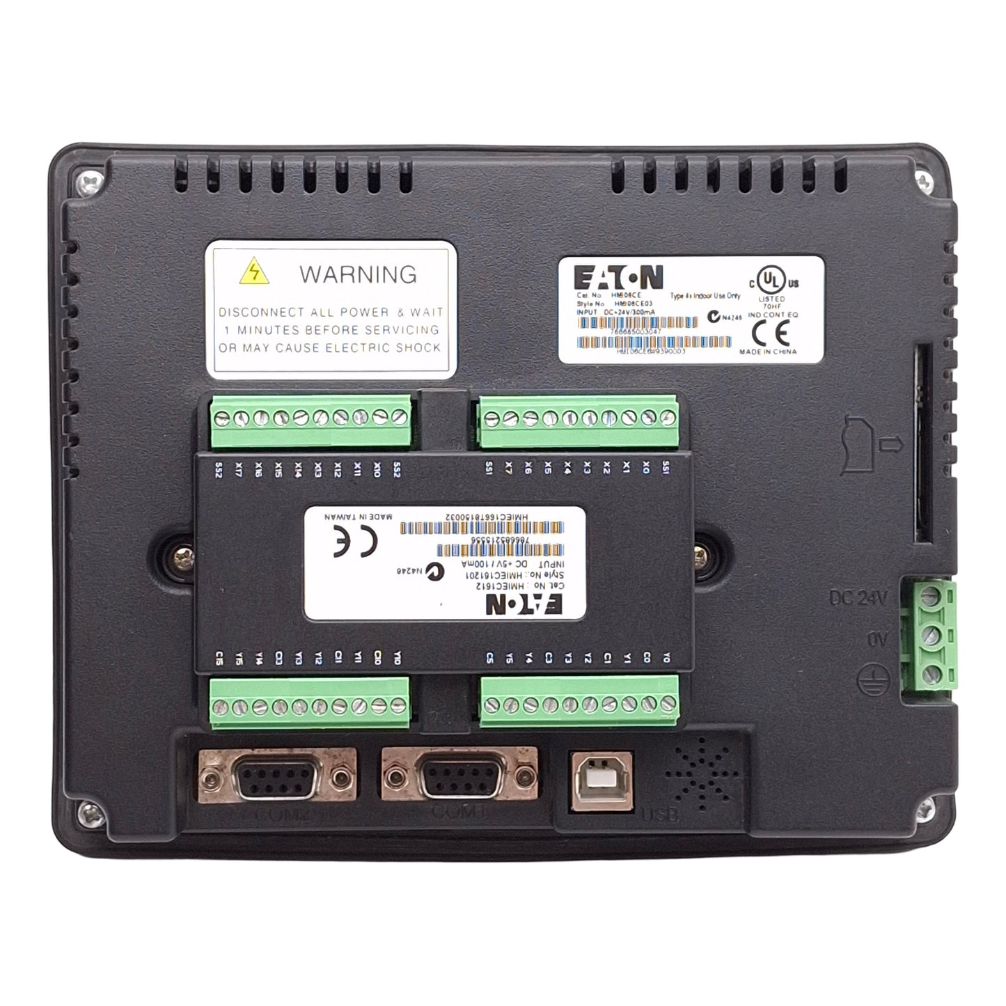 Used Eaton HMI06CE Touchscreen HMi Operator Interface, 5.7in 320x240 Display, 24VDC