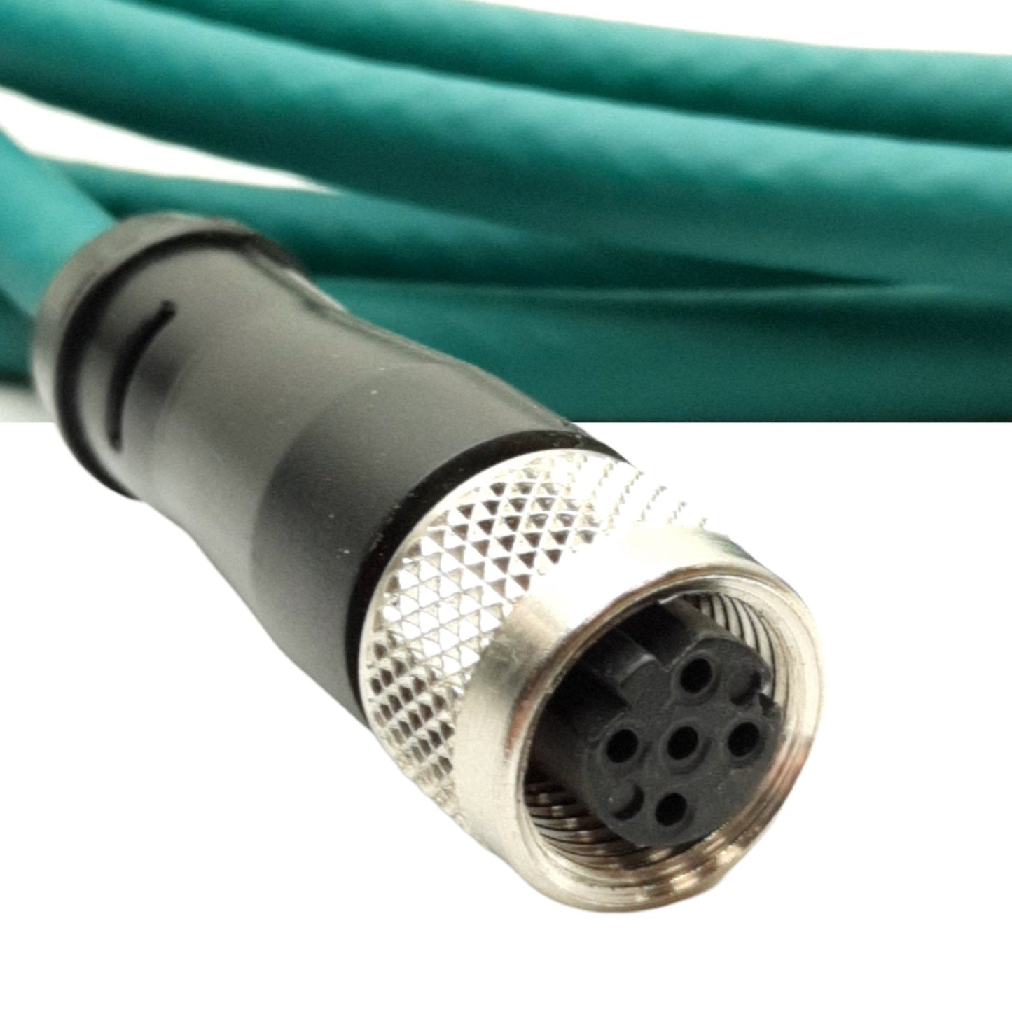 New Datalogic SVS-CV-RJ45D-03 DATAVS2 Ethernet Cable, 3m, RJ45 Male to M12 5-Pin