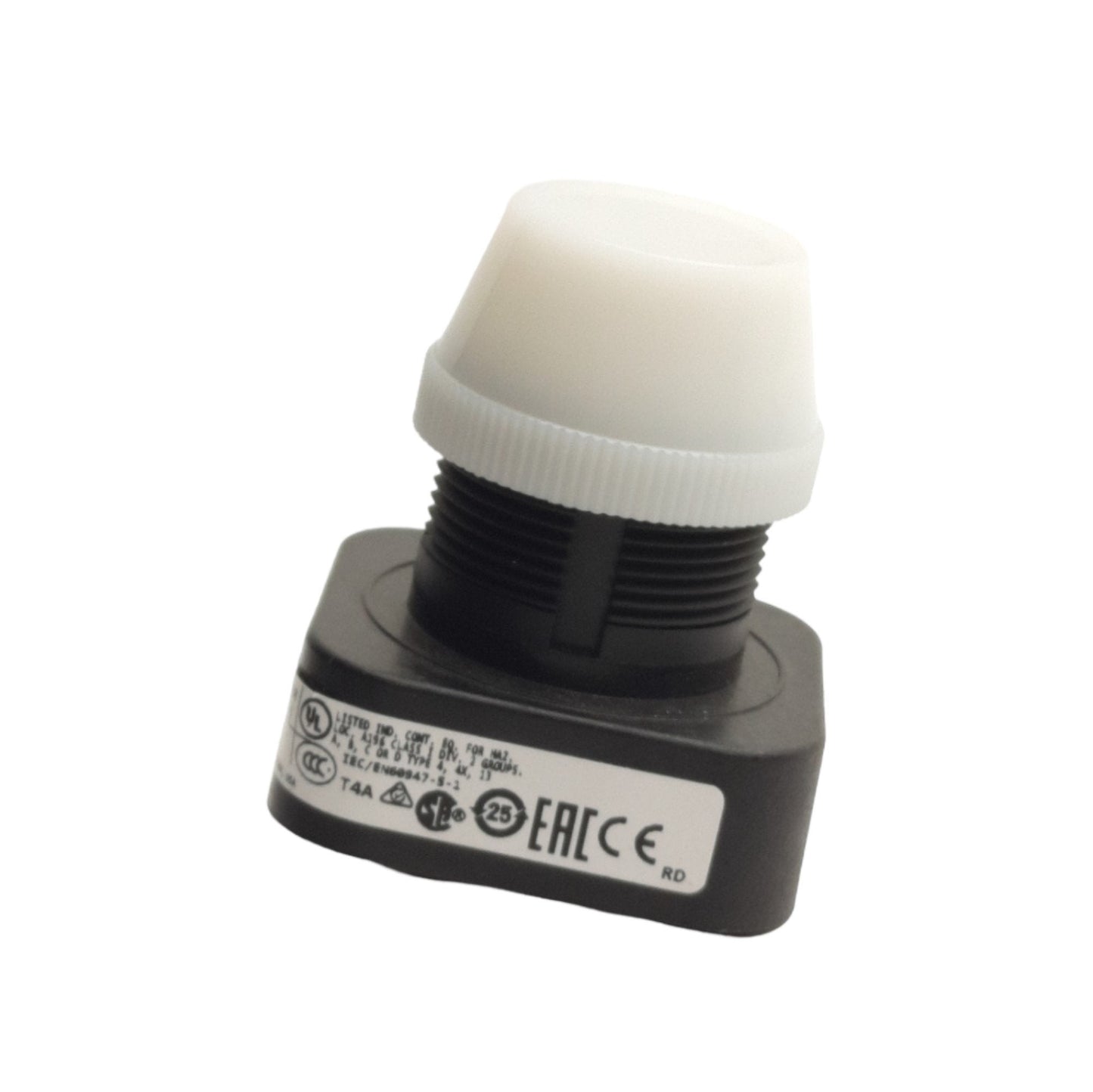 New Allen Bradley 800H-QRH2W Pilot Light Operator, 12...130VAC/DC, White, 30mm