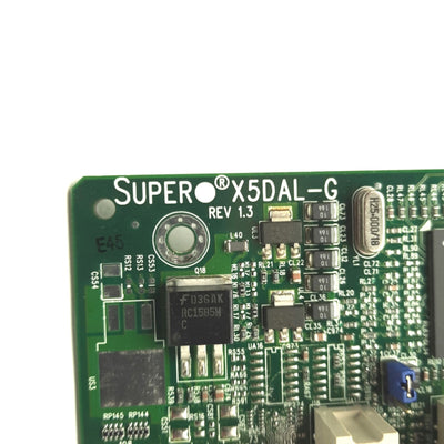 Used Supermicro X5DAL-G Motherboard & CPU, Intel Xeon 2.4GHz, 512MB, AGP, PCI, PCI-X