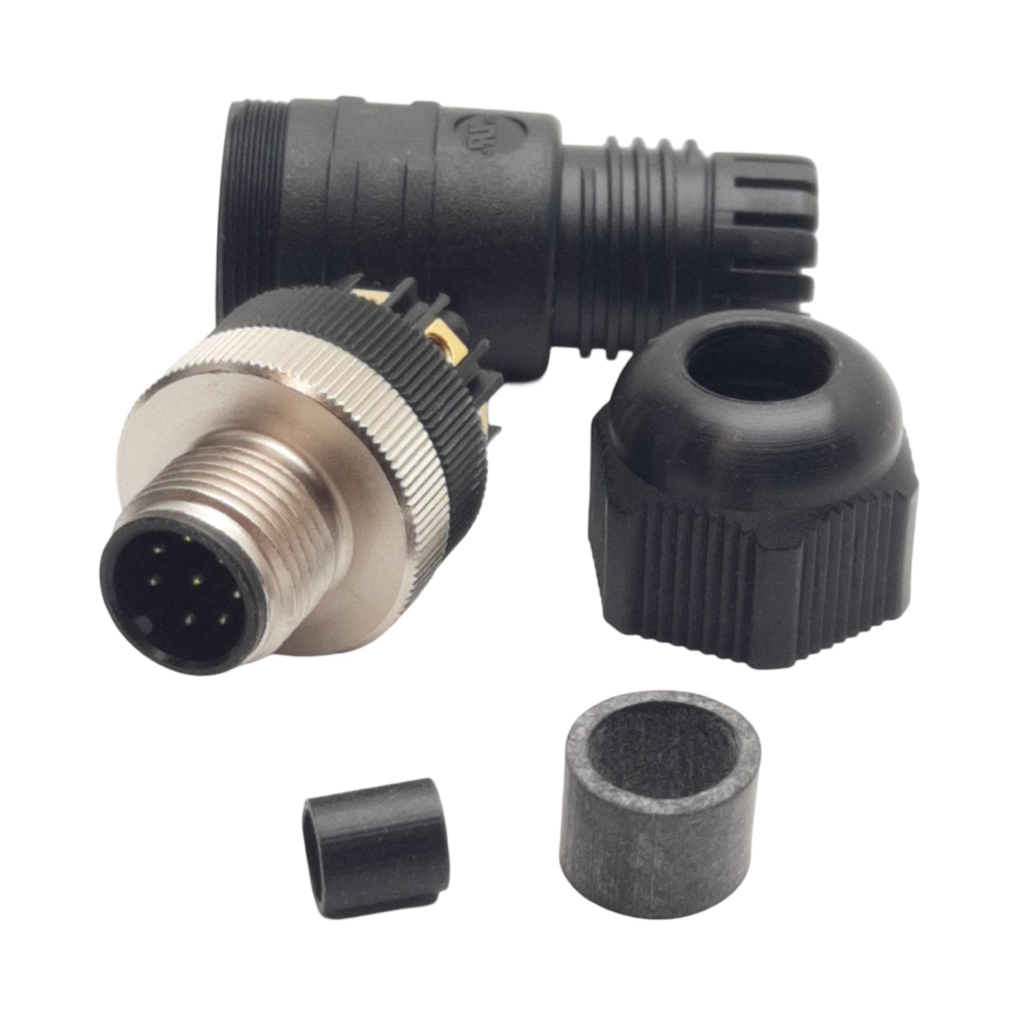 New Lumberg Automation RSC 8/9 Sensor Connector, M12 8-Pin Male, 30VAC/VDC 2A
