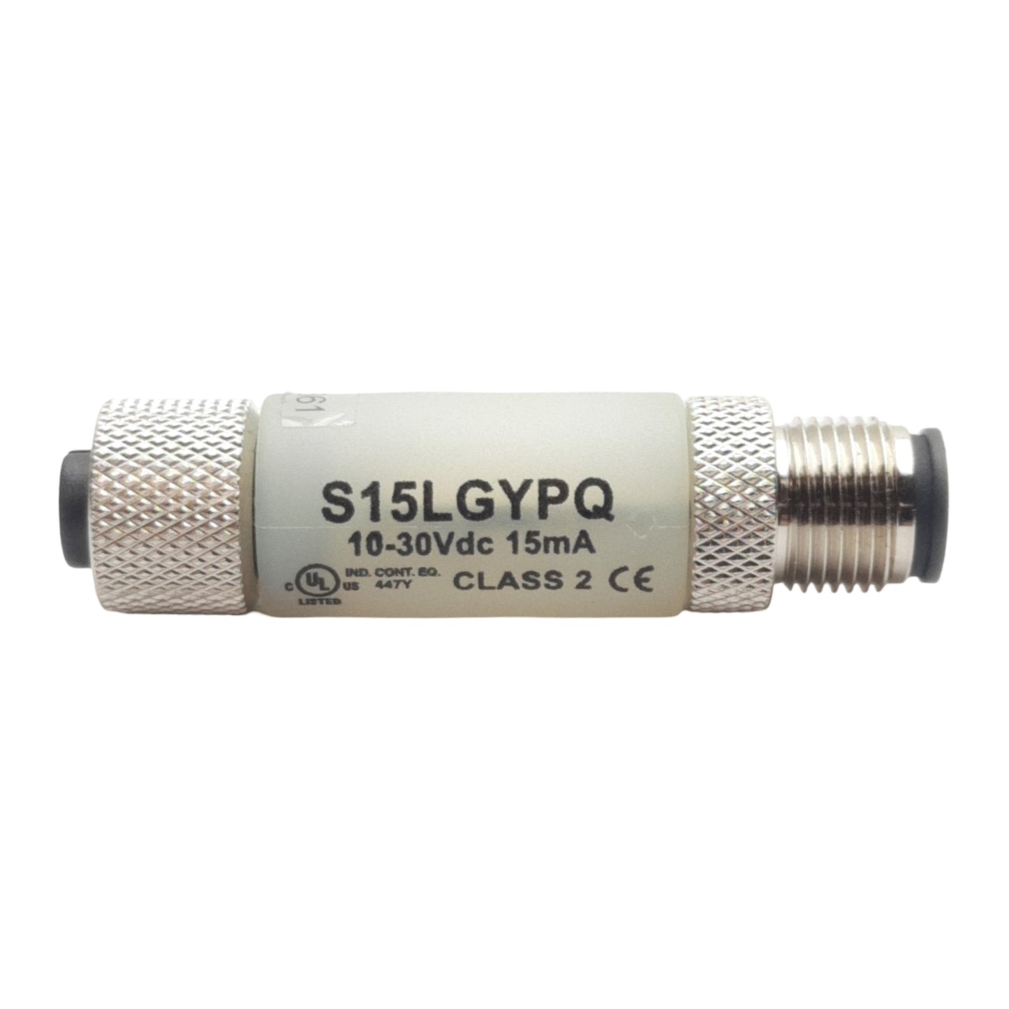 New Banner S15LGYPQ Sensor Status Indicator, M12 4-Pin Male, M12 5-Pin Female, 30VDC