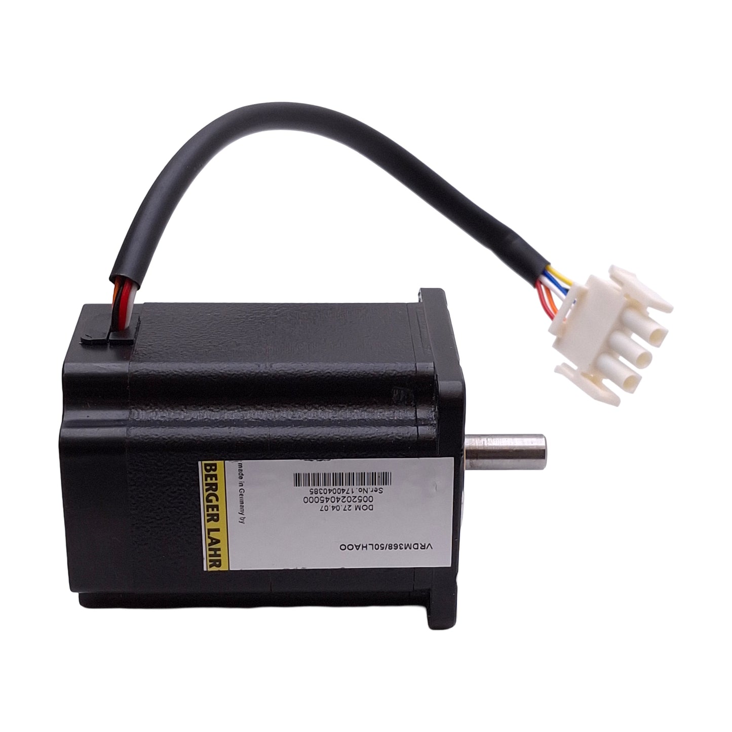 Used Berger Lahr VRDM368/50HLAOO Stepper Motor, 3Ø 28.3VAC 5.8A, 1.5Nm, NEMA 23