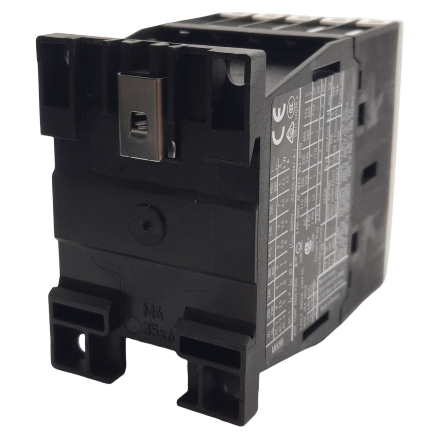 New Eaton XTCE009B10TD Contactor, 3-Pole 1 NO, 690VAC/250VDC 20A Contact, 24VDC Coil