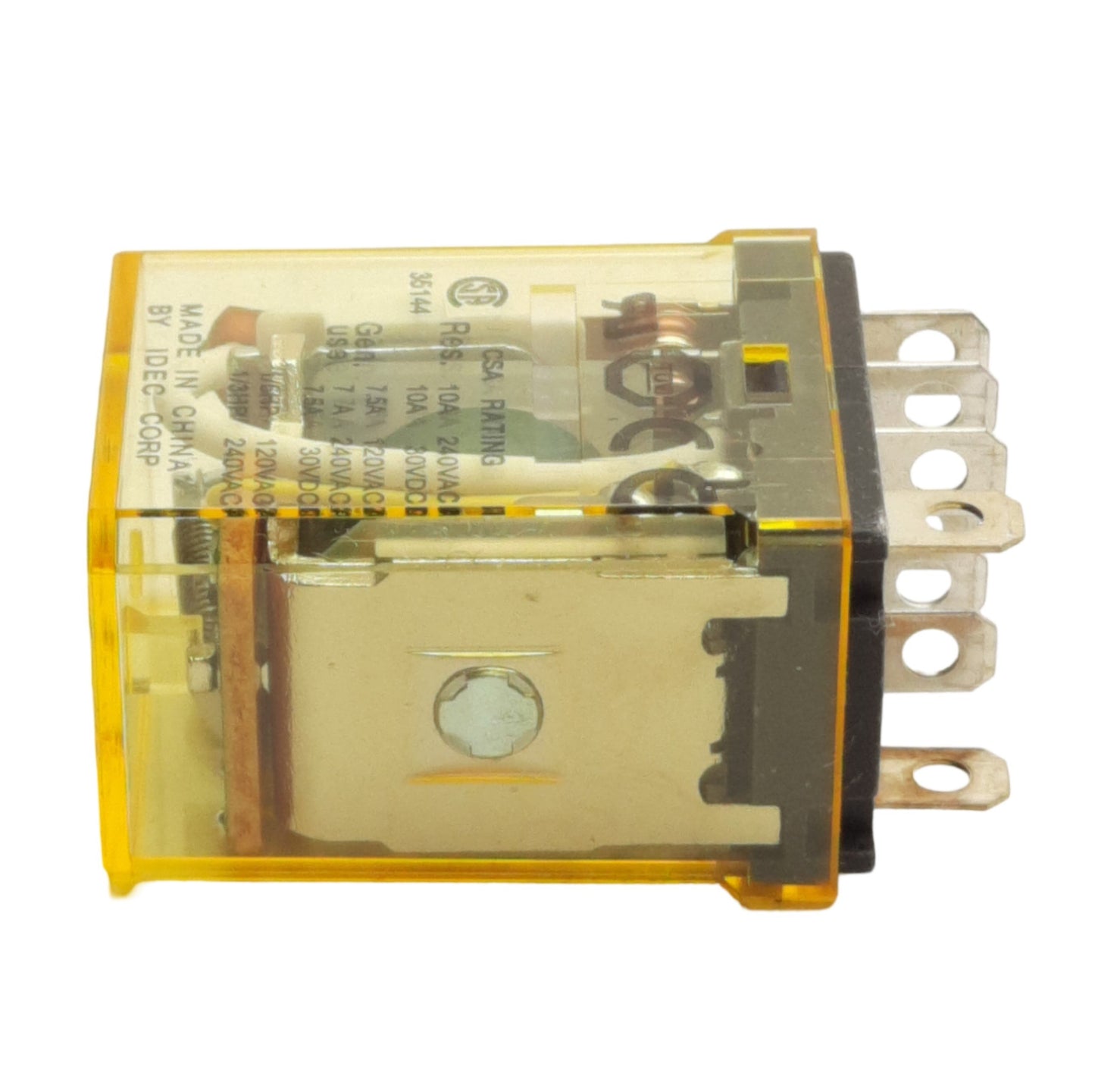 New Lot of 2 IDEC RH2B-UL Ice Cube Plug-In Relays DPDT, 300V 10A Contact, 24VDC Coil