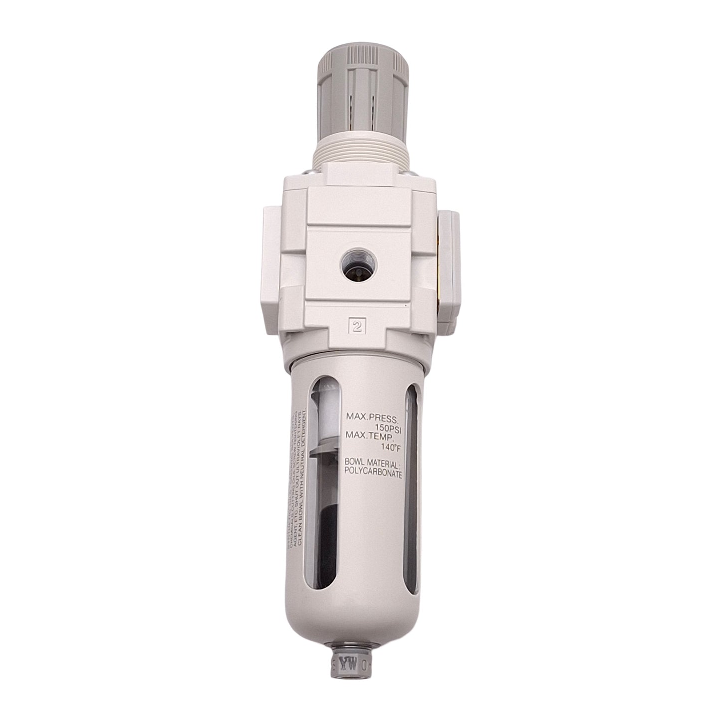 New SMC AW20-N01CE-CZ-D Filter Regulator, 7-125PSI Set, 5µm Filtration, 1/8in NPT