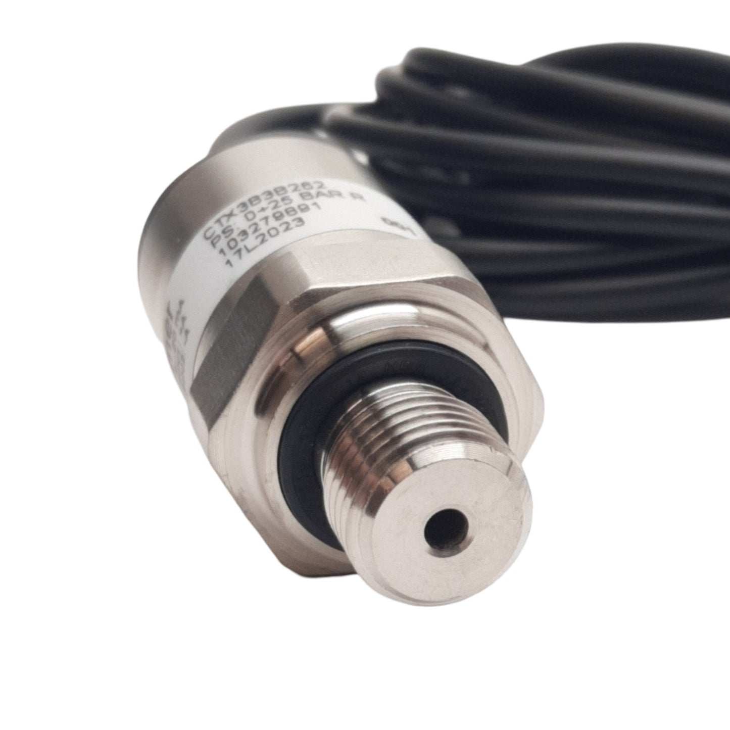 New Baumer CTX3B3B262 Pressure Transmitter 0-25bar, 4-20mA Output, G 1/4in Male, 2m