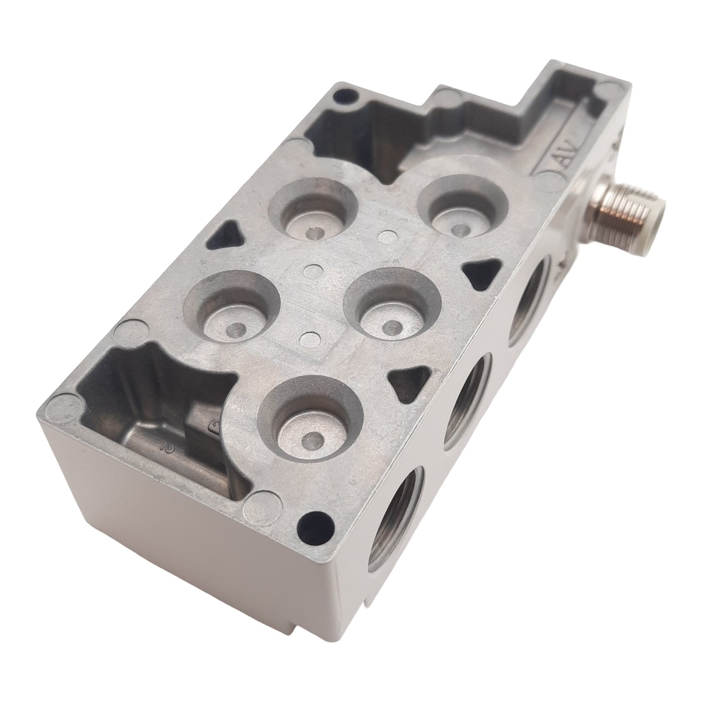 New SMC SY70M-27-1-W4-03N Solenoid Valve, 5-Position, 0.7MPa, 4/5in NPT, 24VDC Coil