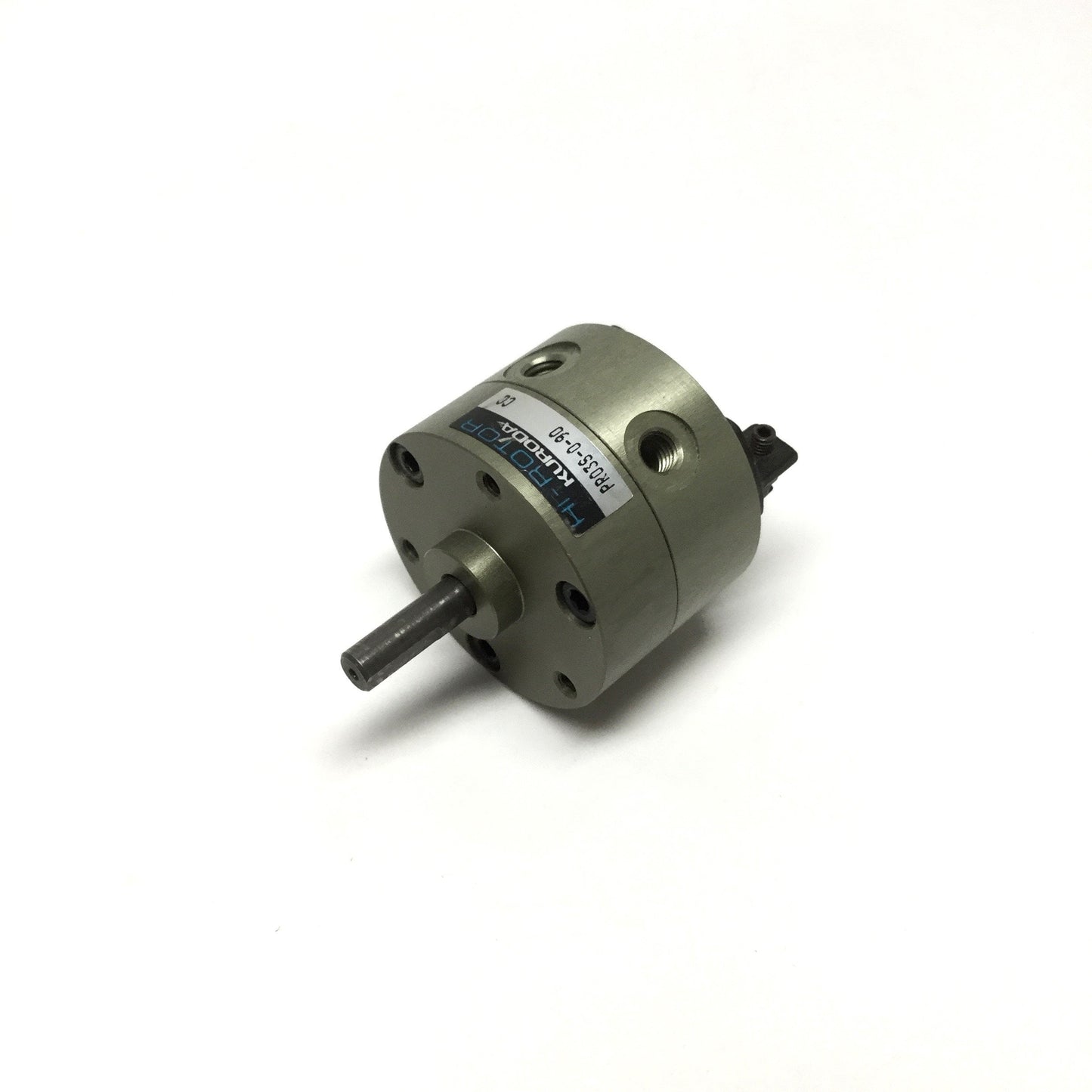Used Kuroda PRO3S-0-90 Hi-Rotor Single-Vane Actuator, Adjustable, 0-180°, M5 Ports
