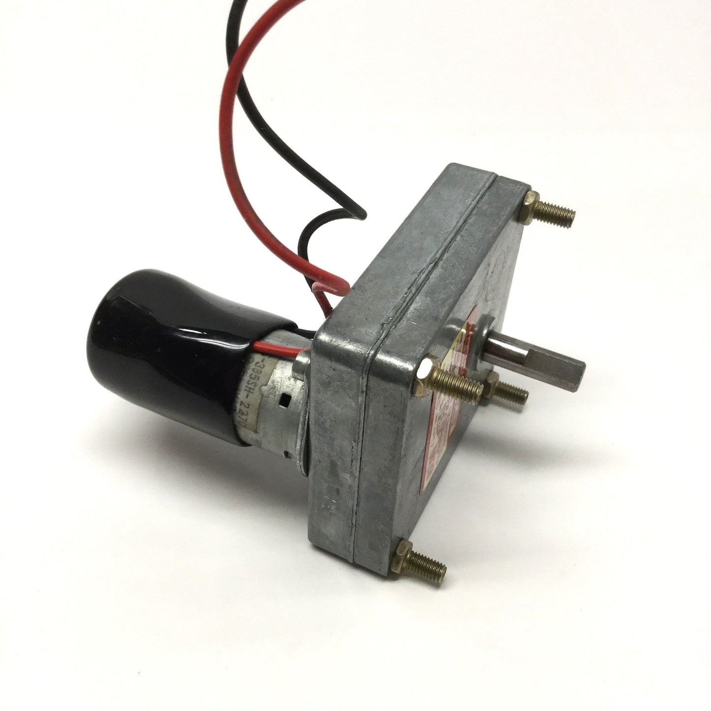 Used Dayton 2L011 Permanent Magnet DC Gear Motor 12VDC, 10in-lb, 146:1 Ratio, 50RPM