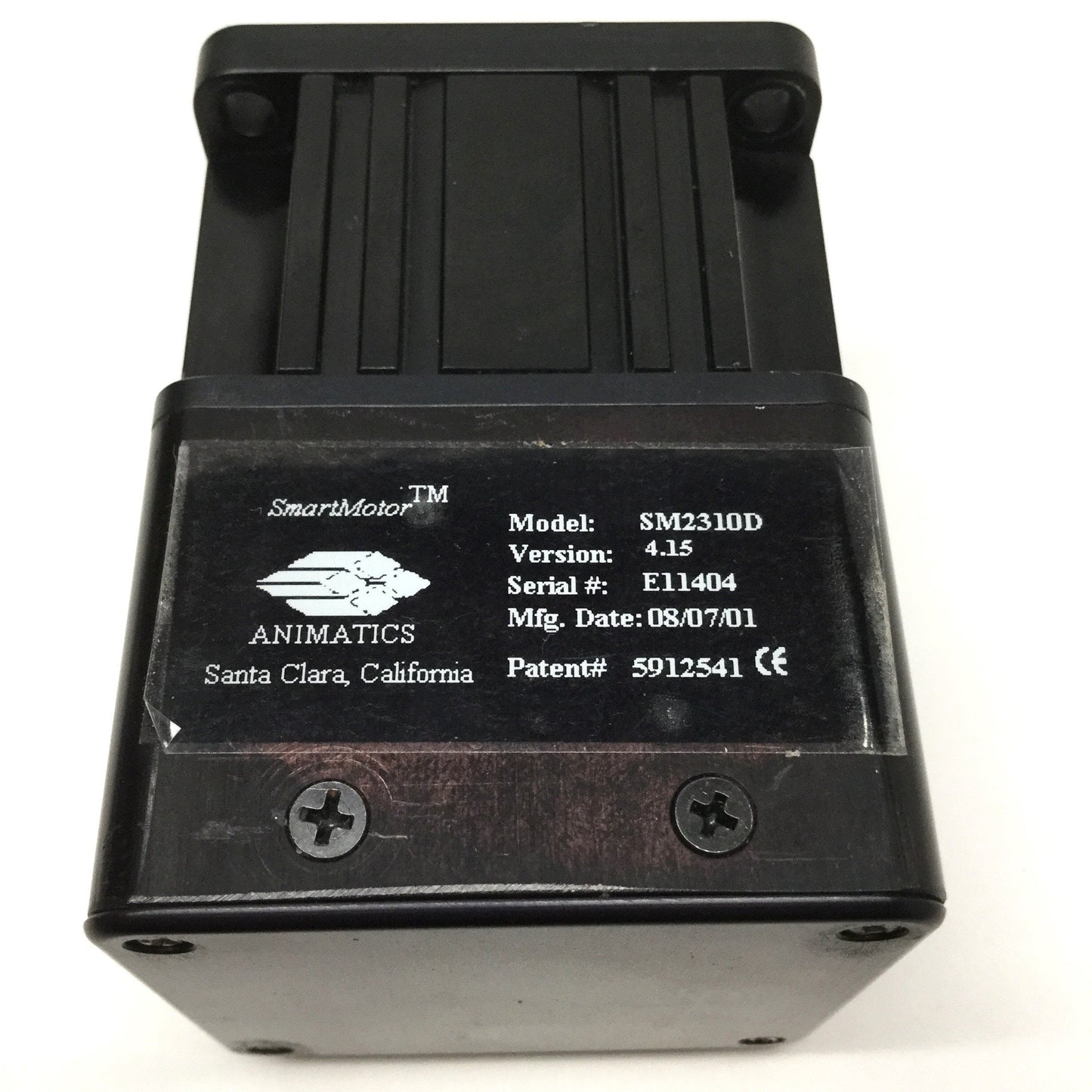 Used Animatics SM2310D SmartMotor Servo, 20oz-in, 48VDC, NEMA 23, 2000cpr Encoder