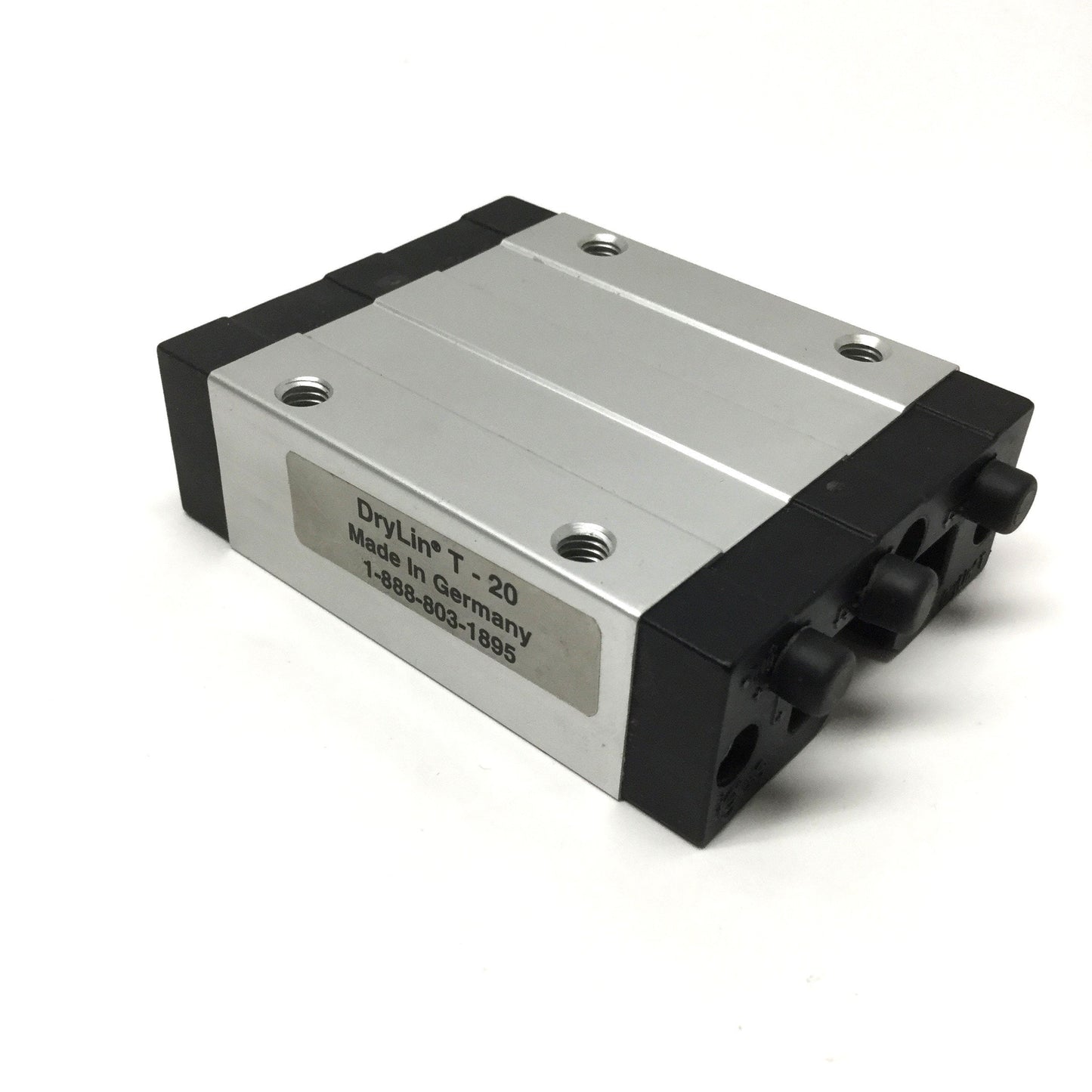 Used IGUS TW-01-20 DryLin-T Polymer-Lined Linear Guide Carriage Block, Size 20
