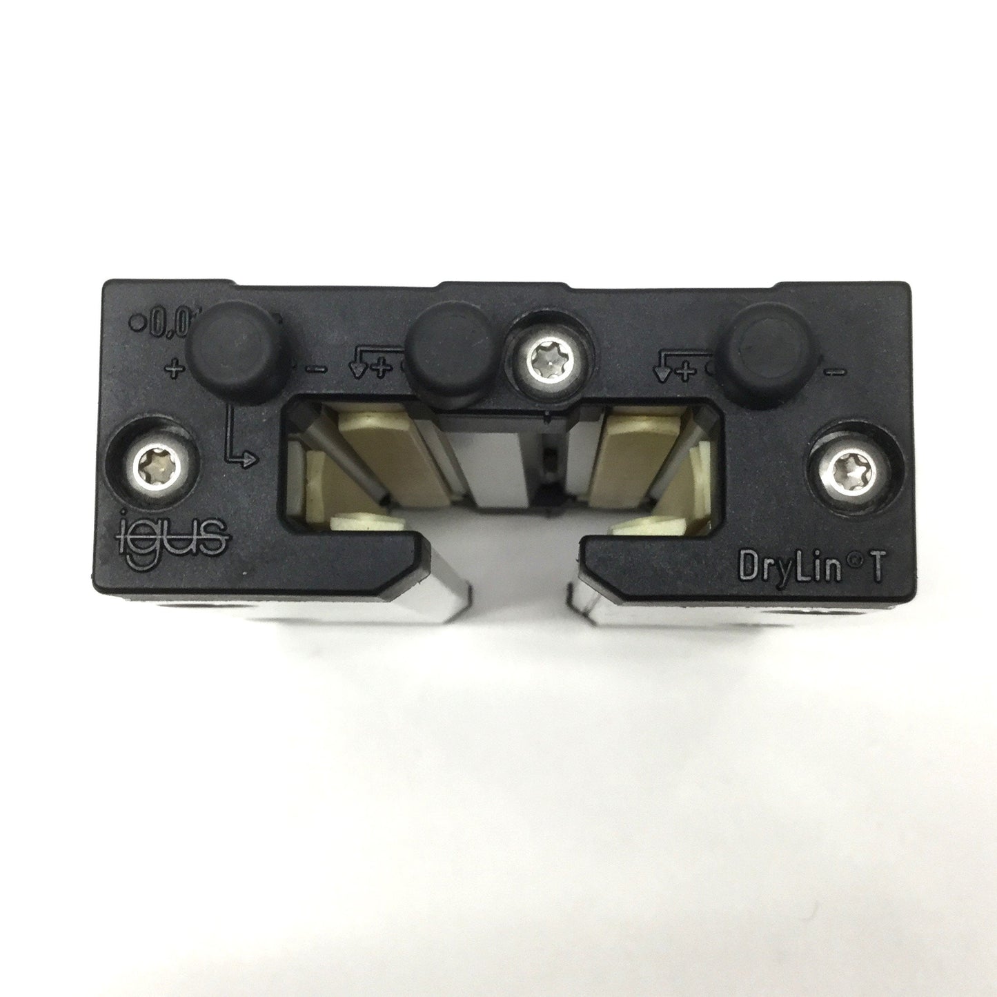 Used IGUS TW-01-20 DryLin-T Polymer-Lined Linear Guide Carriage Block, Size 20