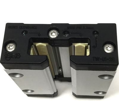 Used IGUS TW-01-20 DryLin-T Polymer-Lined Linear Guide Carriage Block, Size 20
