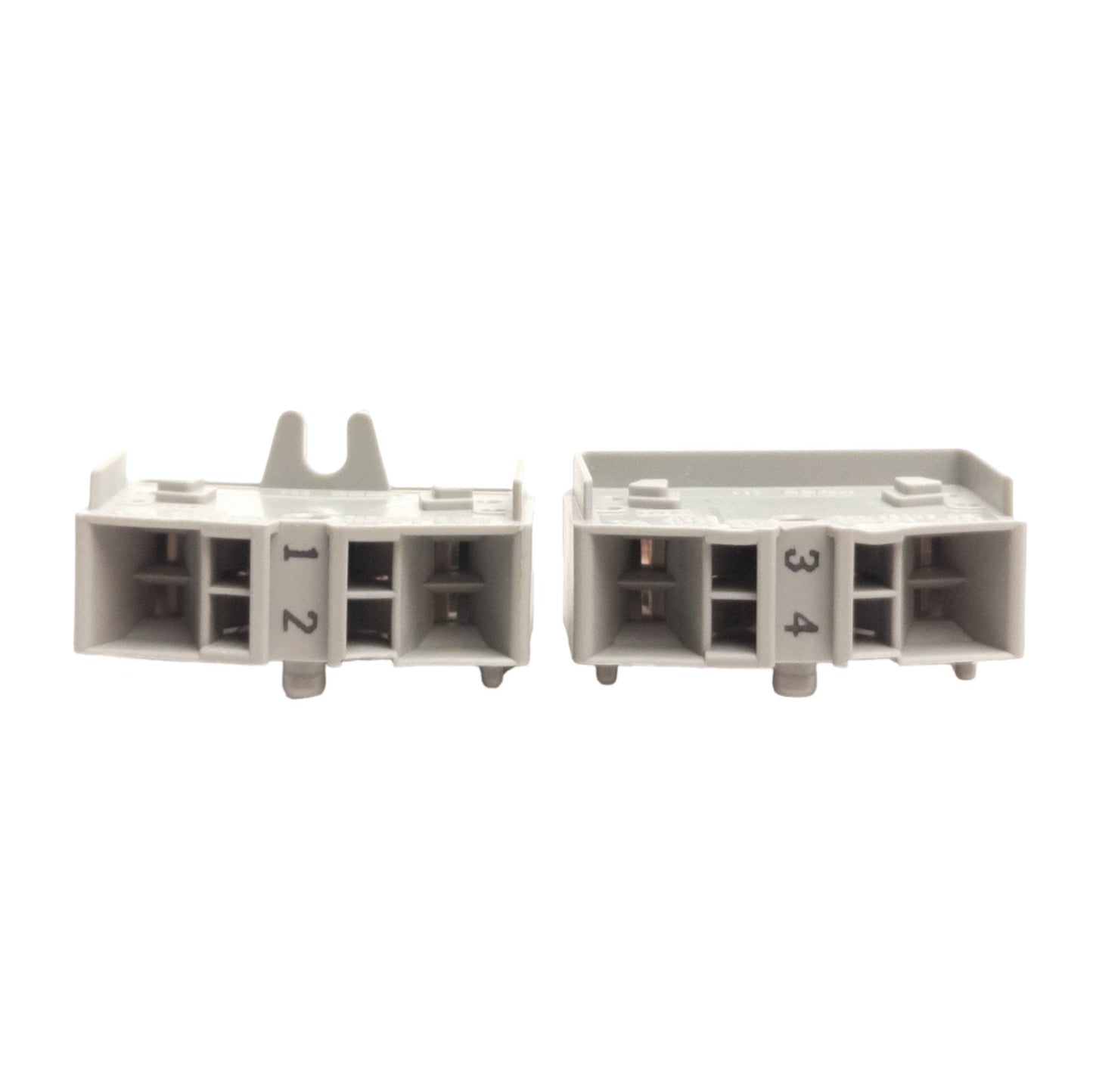 Used Lot of 18 Wago 264-351 & 264-331 Terminal Blocks, 1-Pole 4-Conductor, 600V 10A
